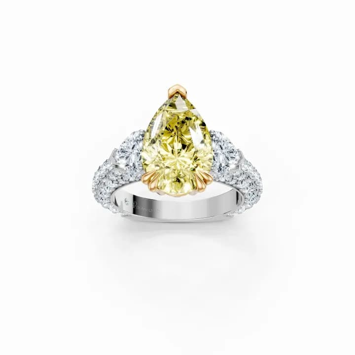 Solaris Pear Ring