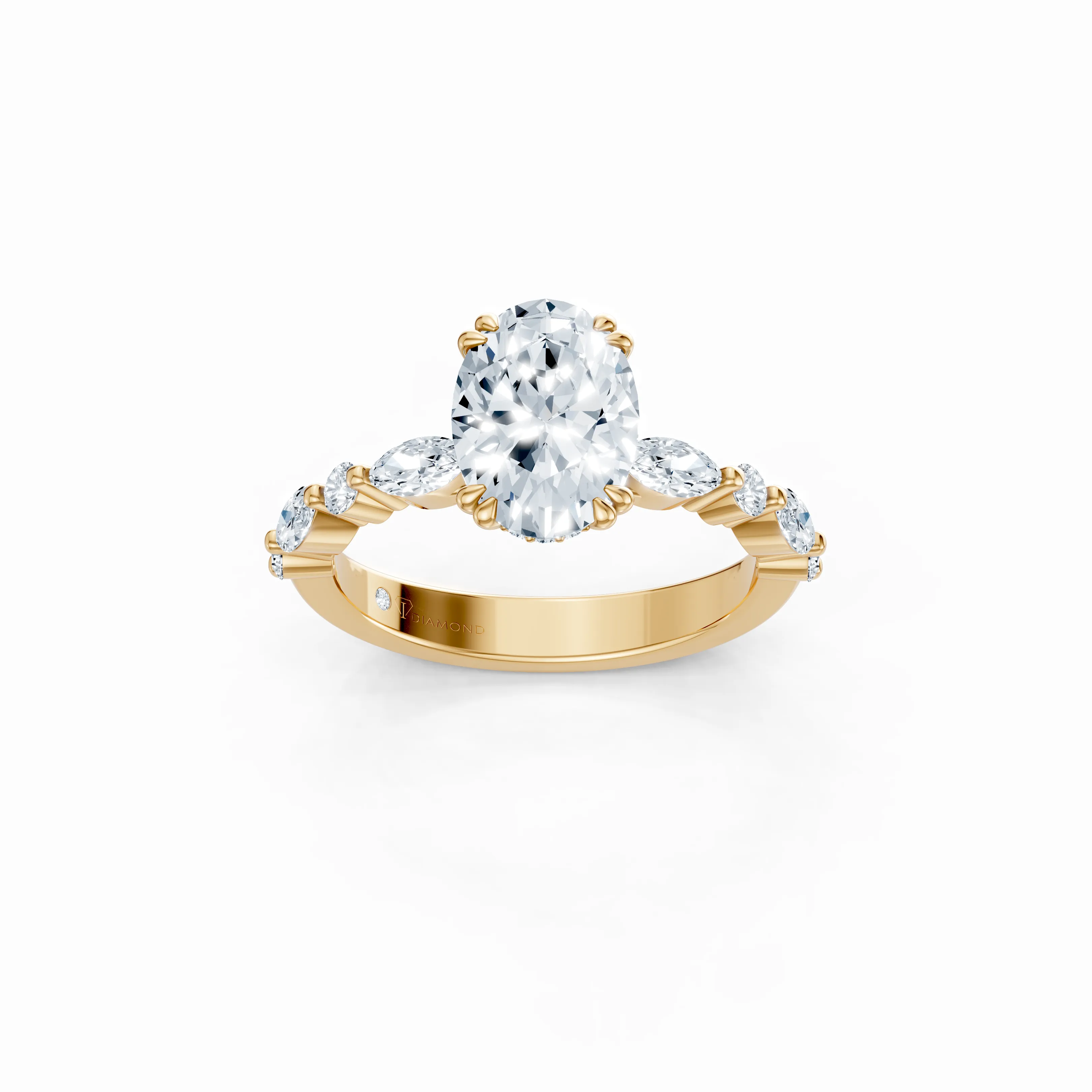 elara oval ring - main - 1