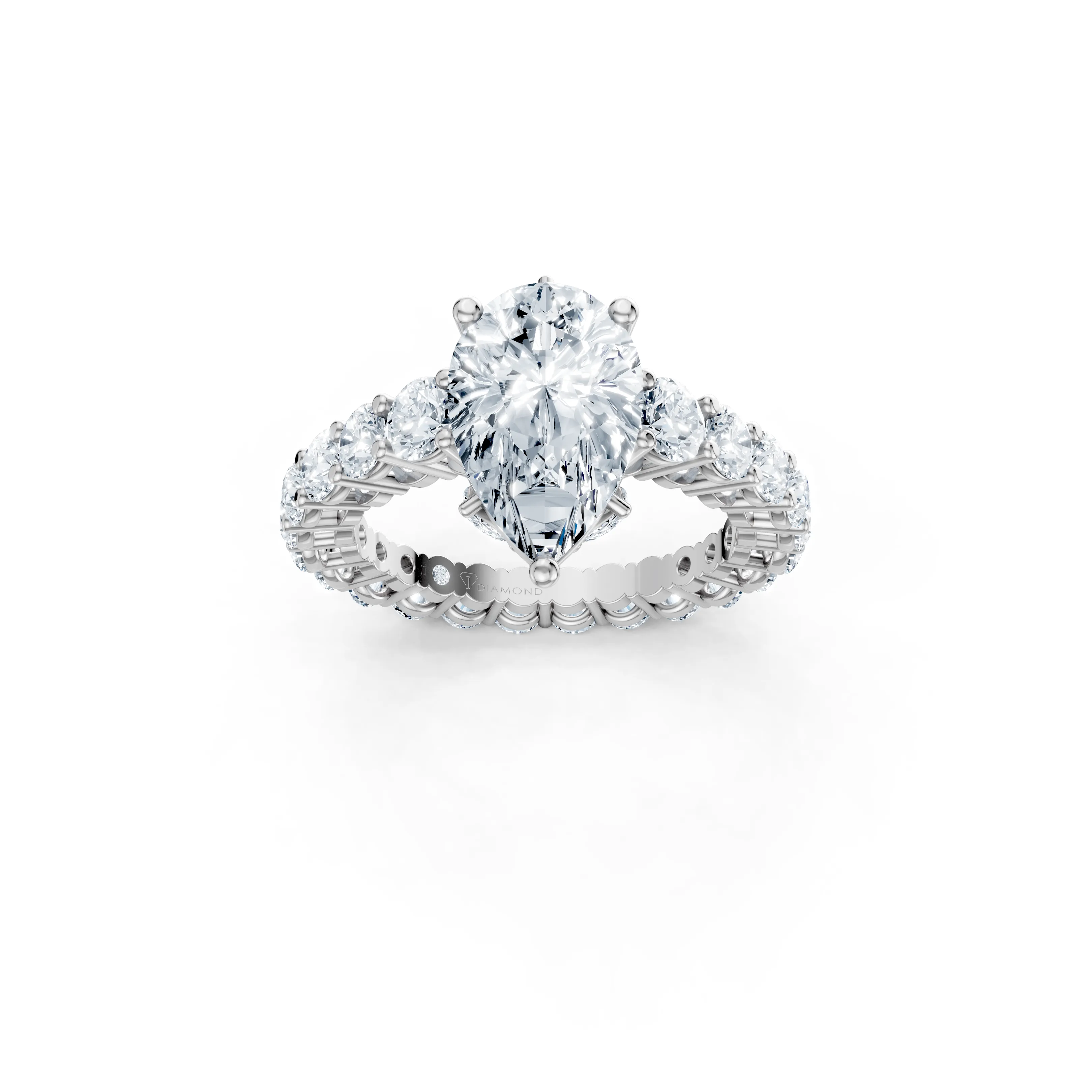crownline pear ring - main - 1