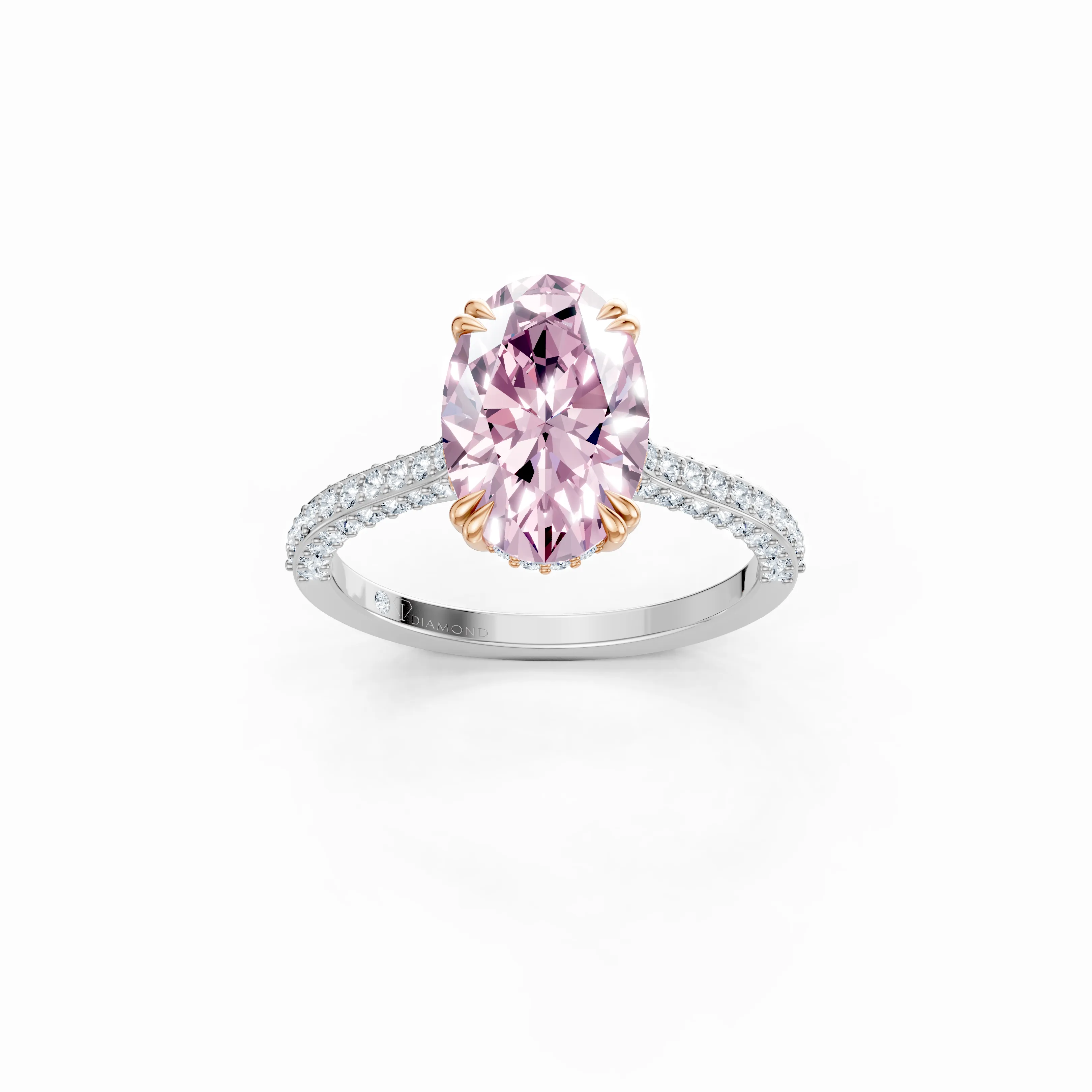 blush vault oval ring - main - 1