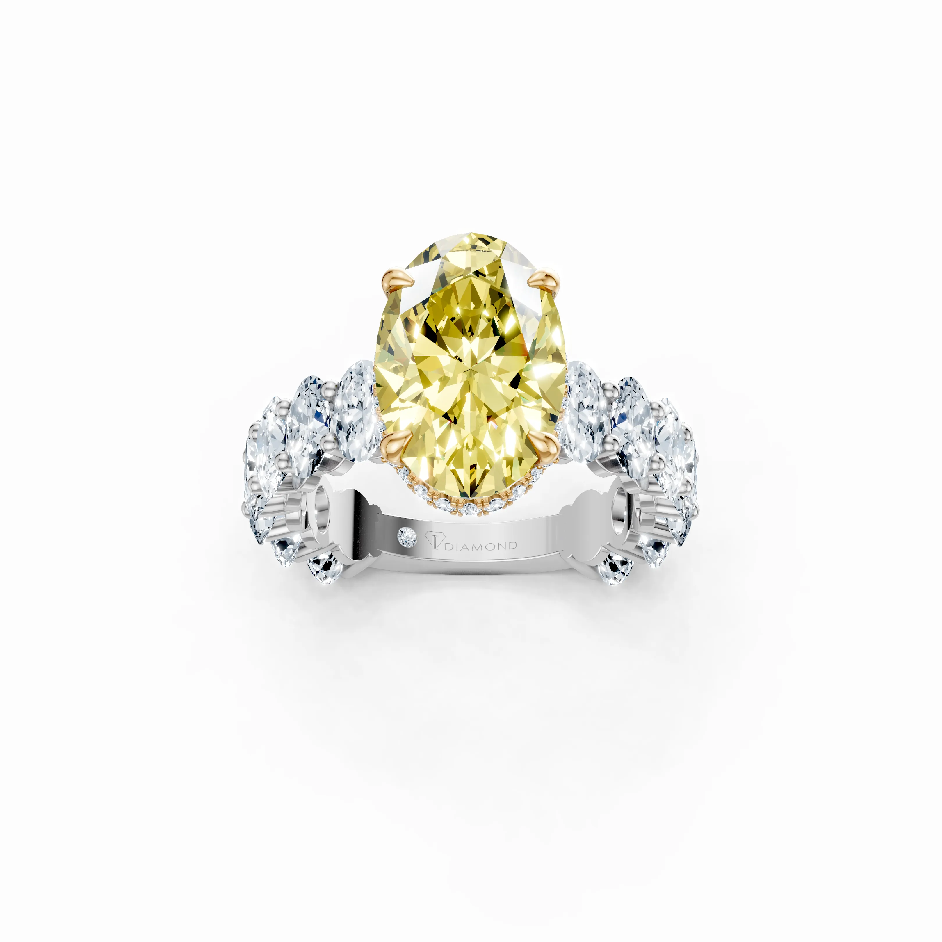 aurelia crest oval ring - main - 1