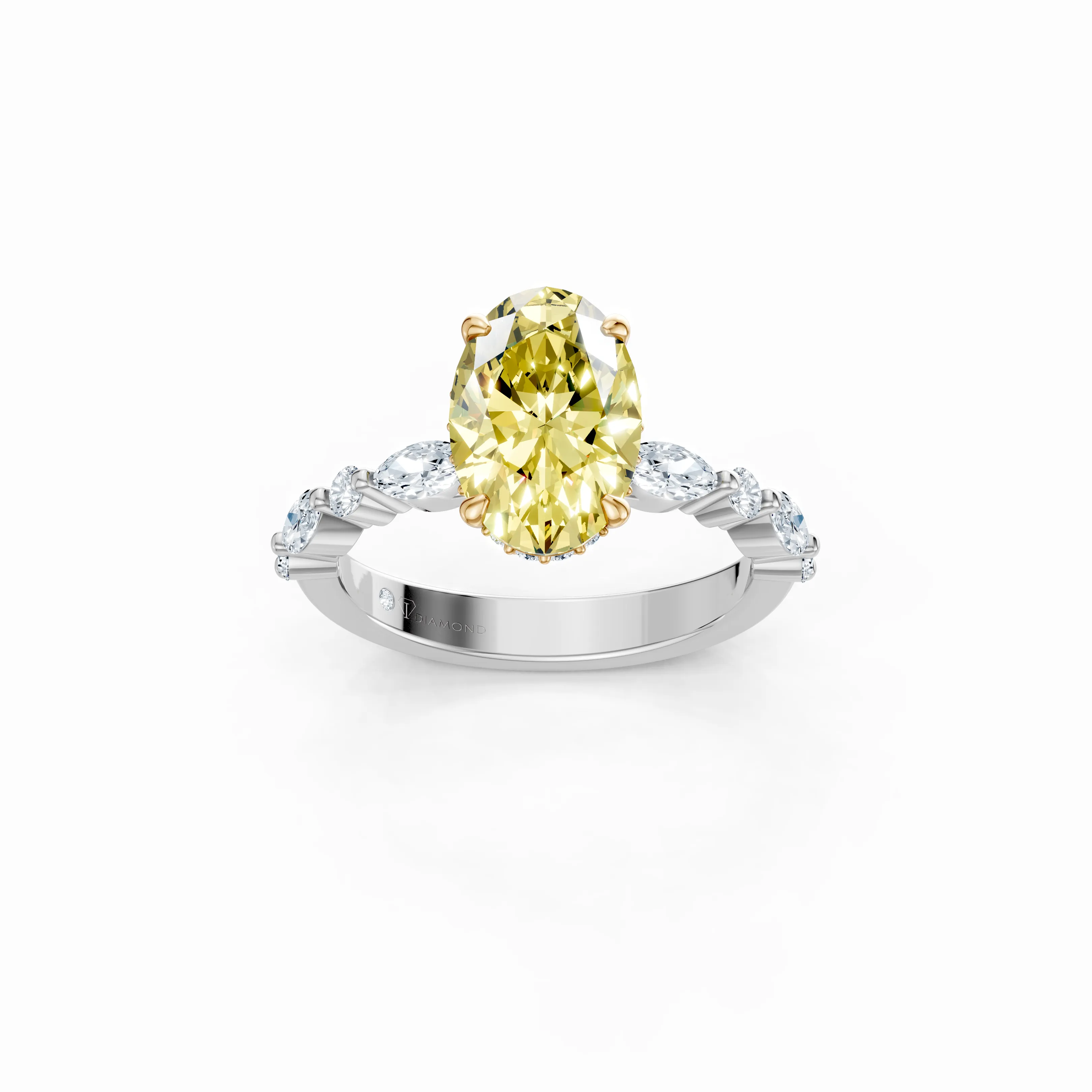 auric bloom oval ring - main - 1