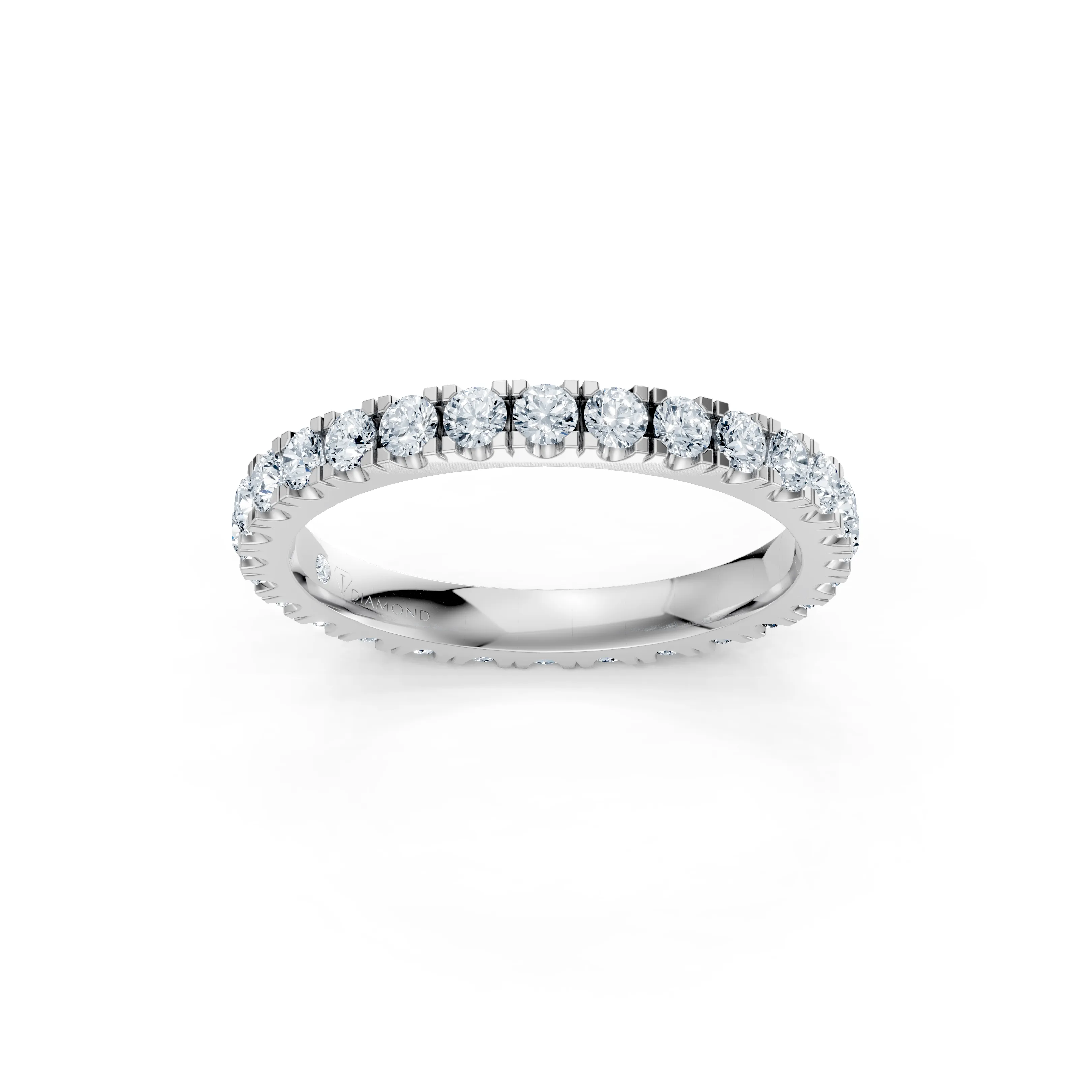 seraphina round eternity diamond band - main - 1