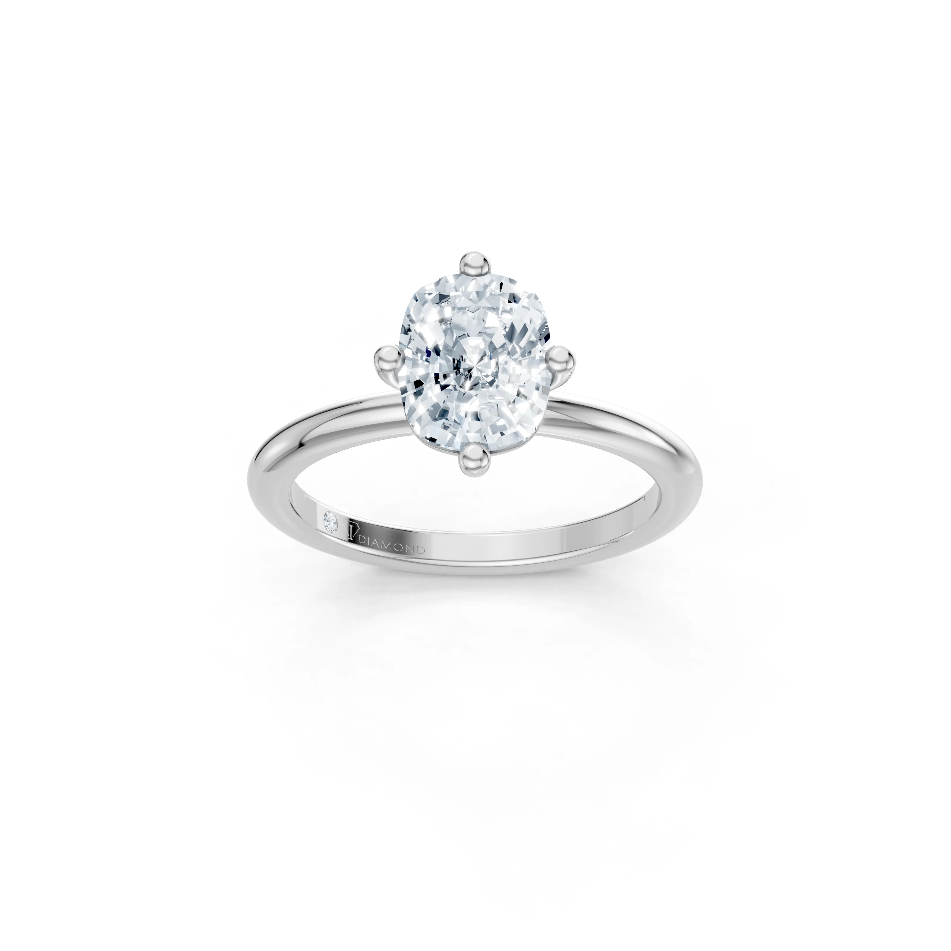 veyra cushion solitaire ring - main - 1