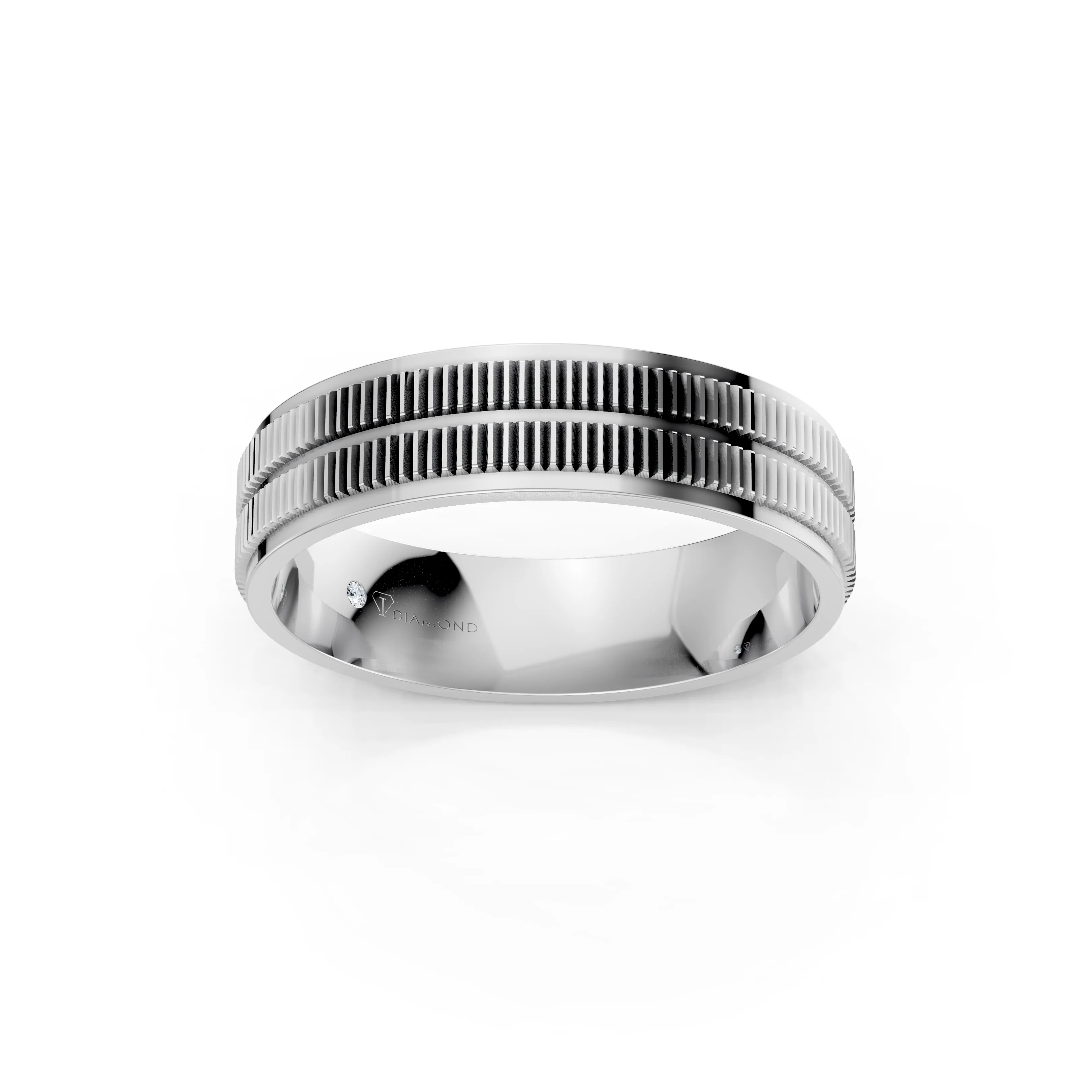 eternal balance men s wedding band - main - 1