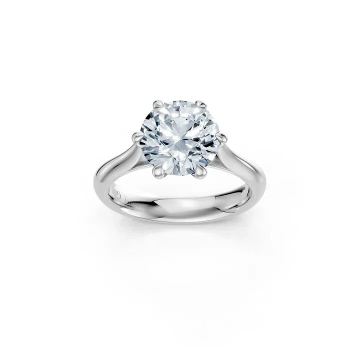 Serenata Round Cathedral Solitaire Ring