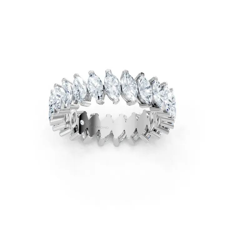 Lumiscenta Marquise Eternity Diamond Ring