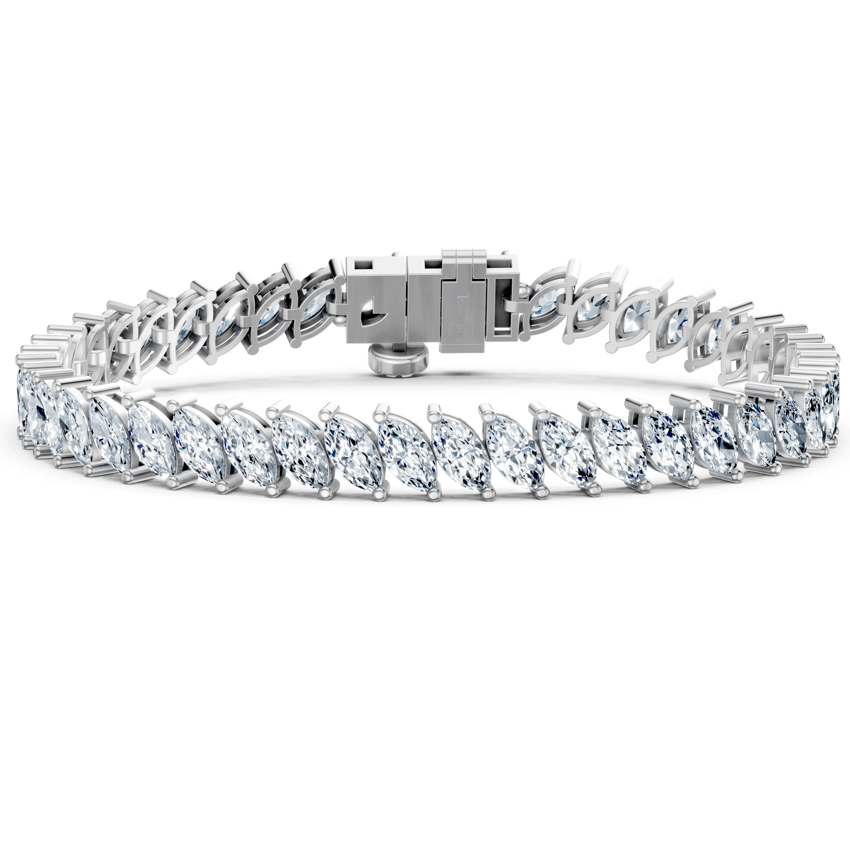 marquise tennis bracelet - main - 1