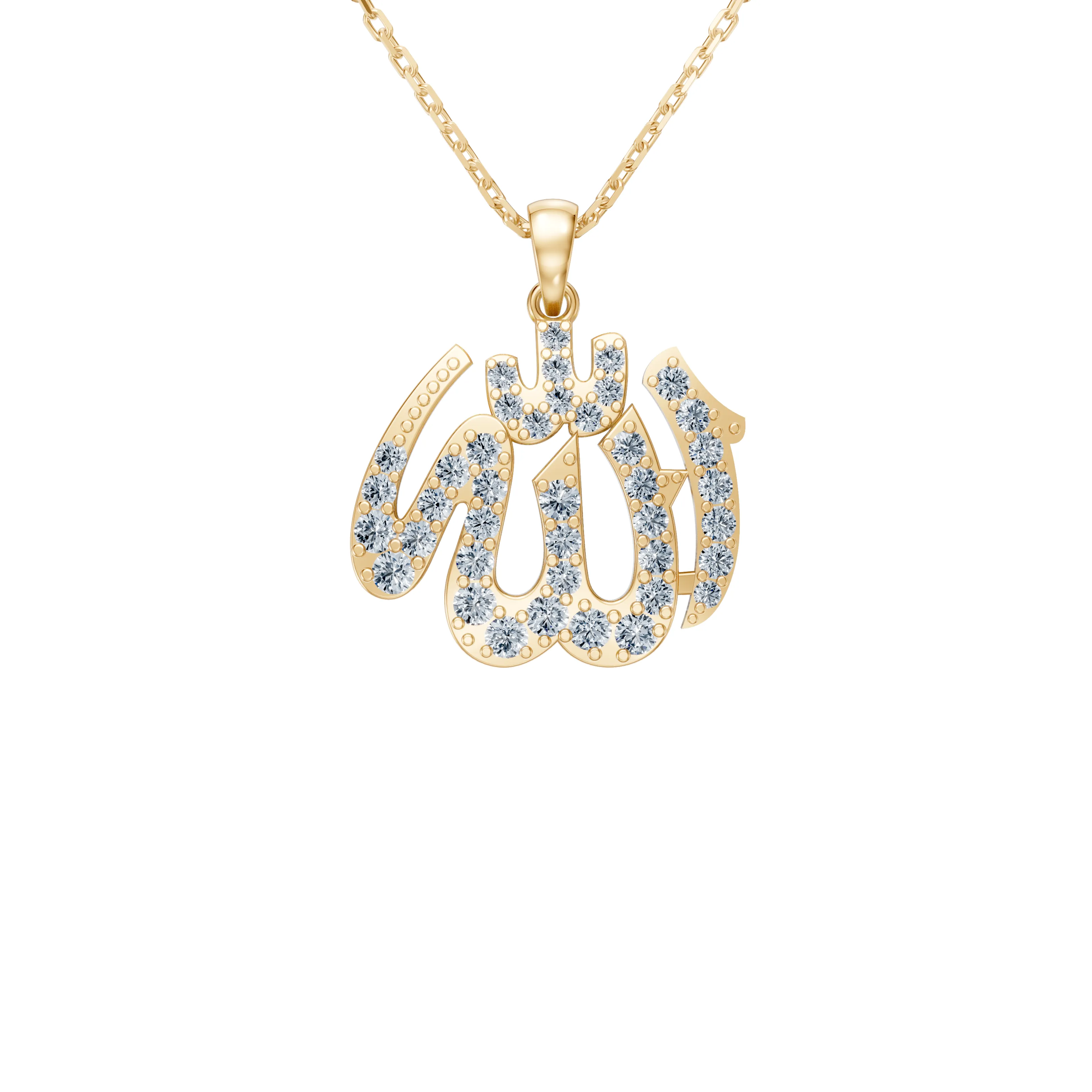 noor pave allah pendant - main - 1