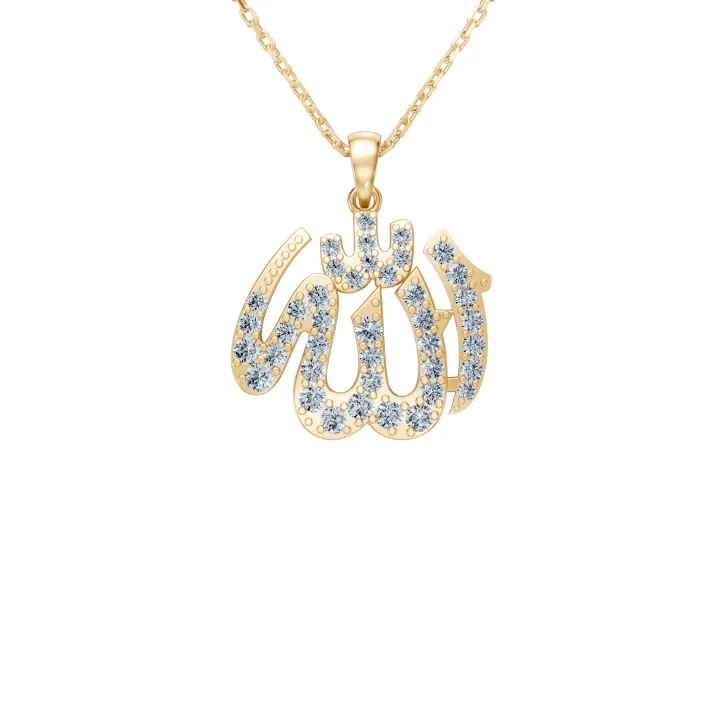 Noor Pavé “Allah” Pendant