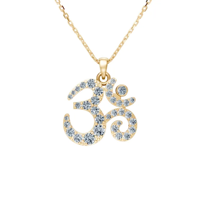 Prana Pavé “Om” Pendant