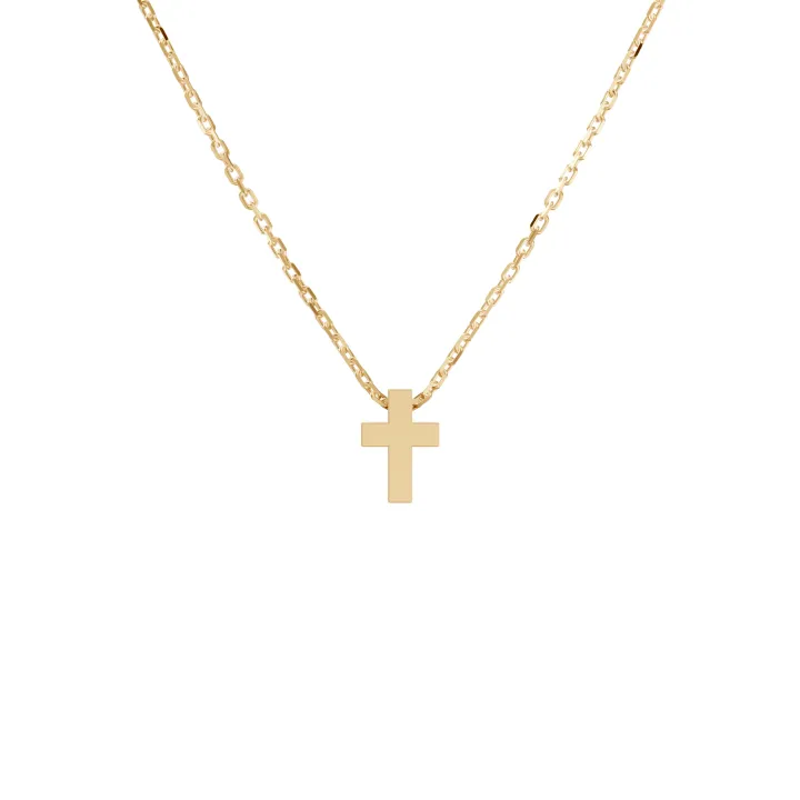 Purity Polished Mini Cross Pendant