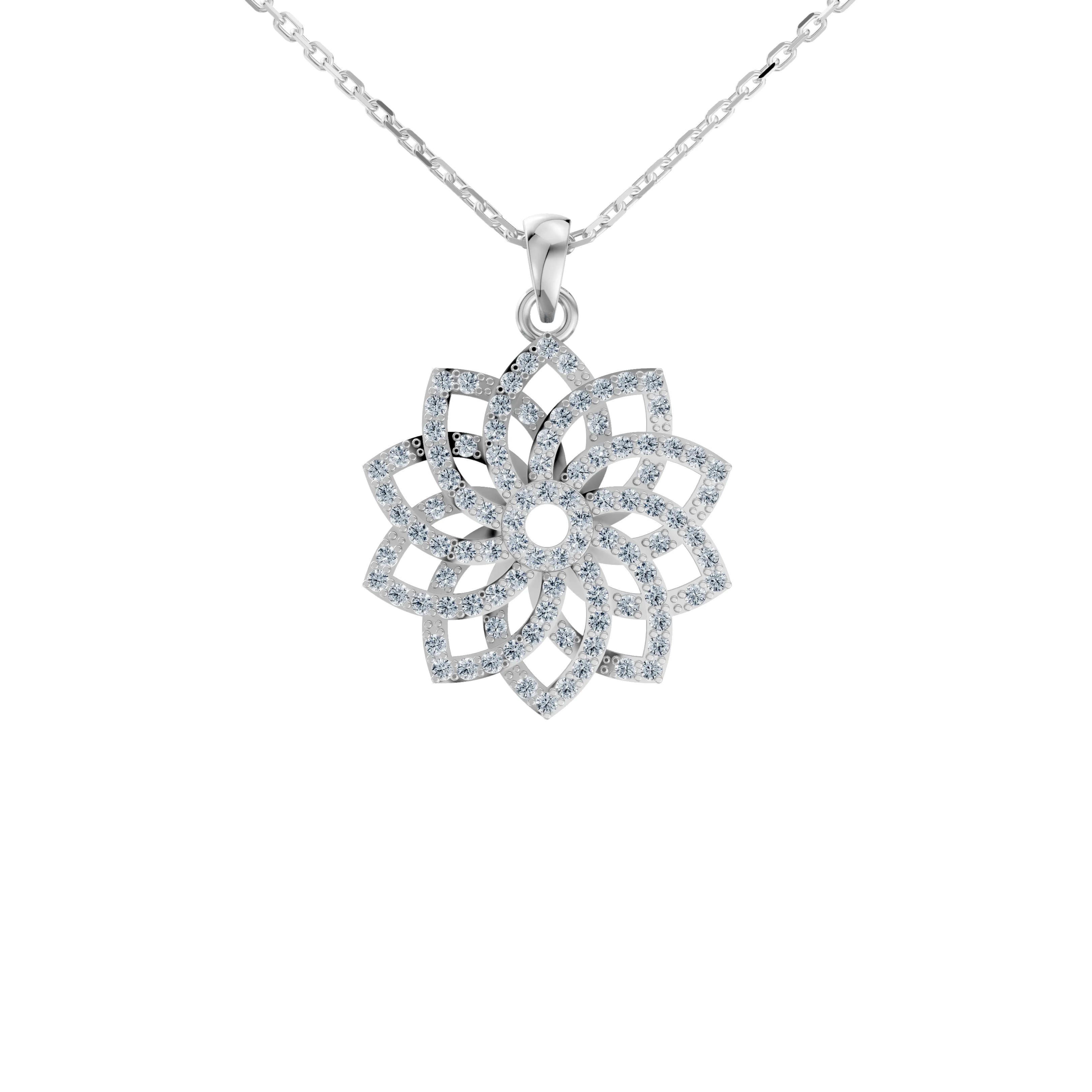 prasana chakra lotus pendant - main - 1