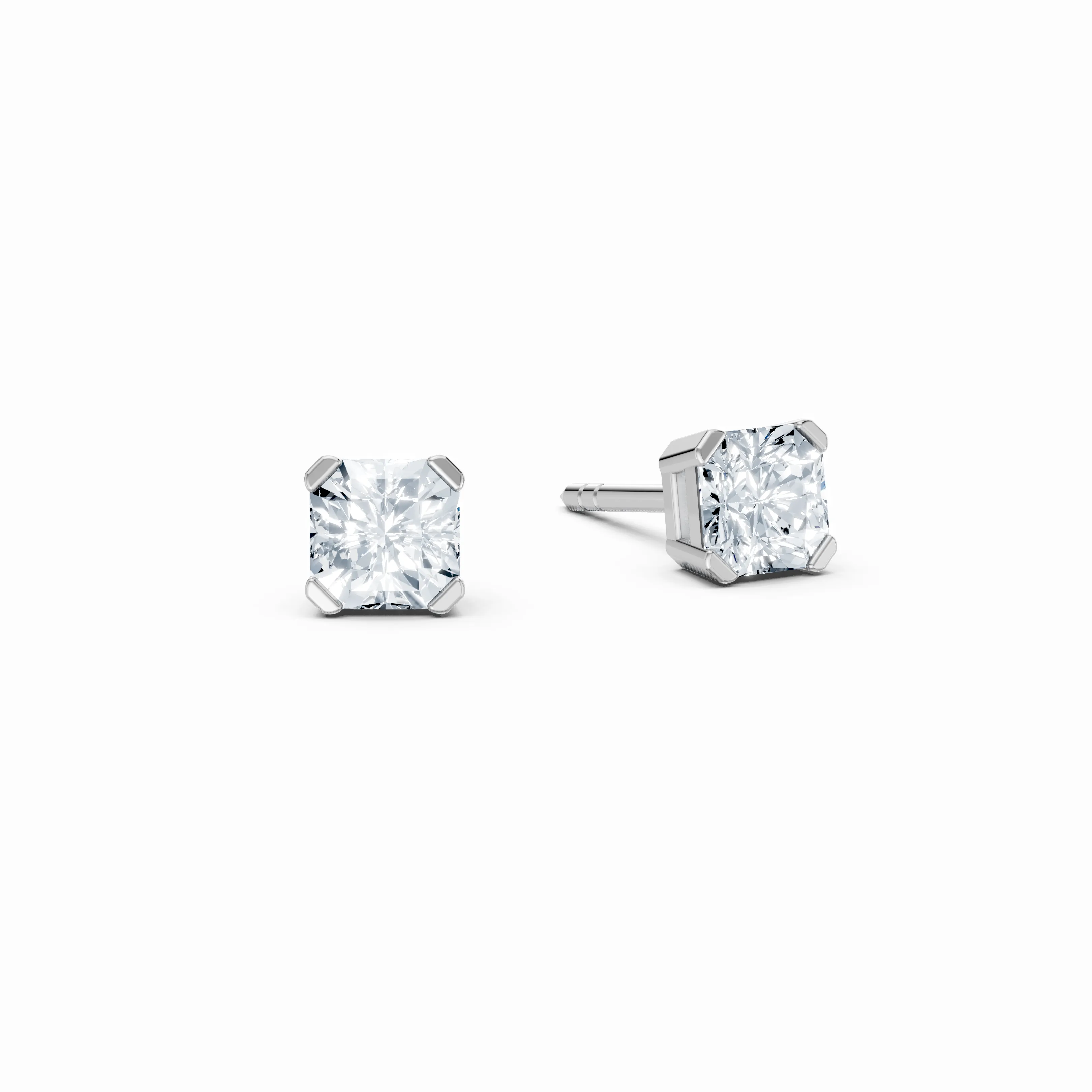equinox asscher cut stud - main - 1