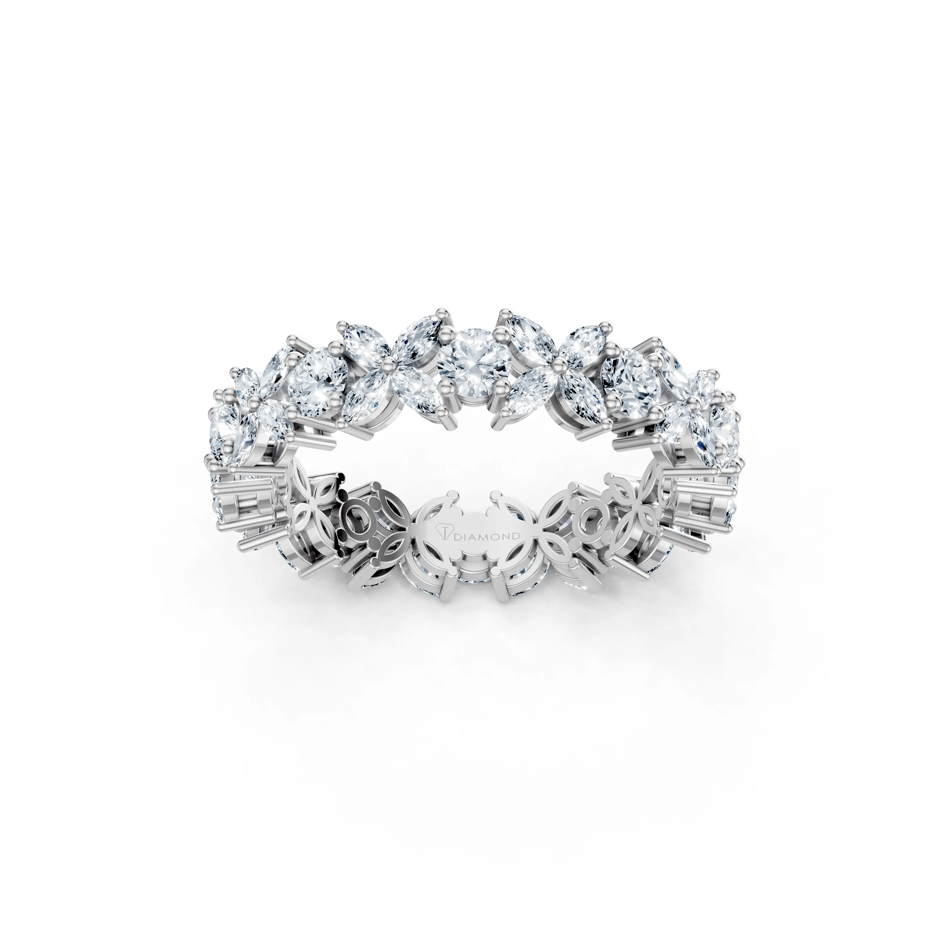 luna floral eternity band - main - 1