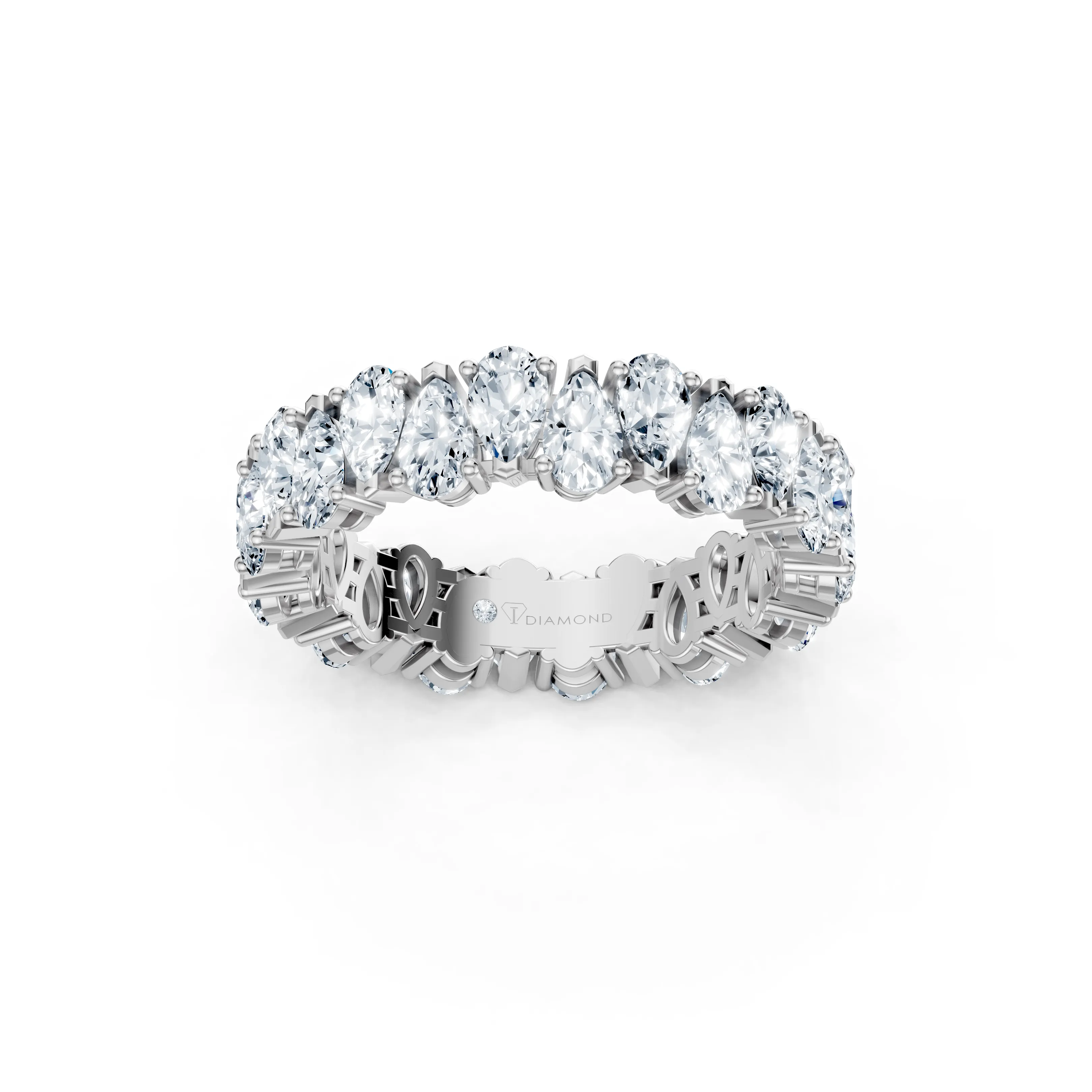 celestia pear eternity band - main - 1