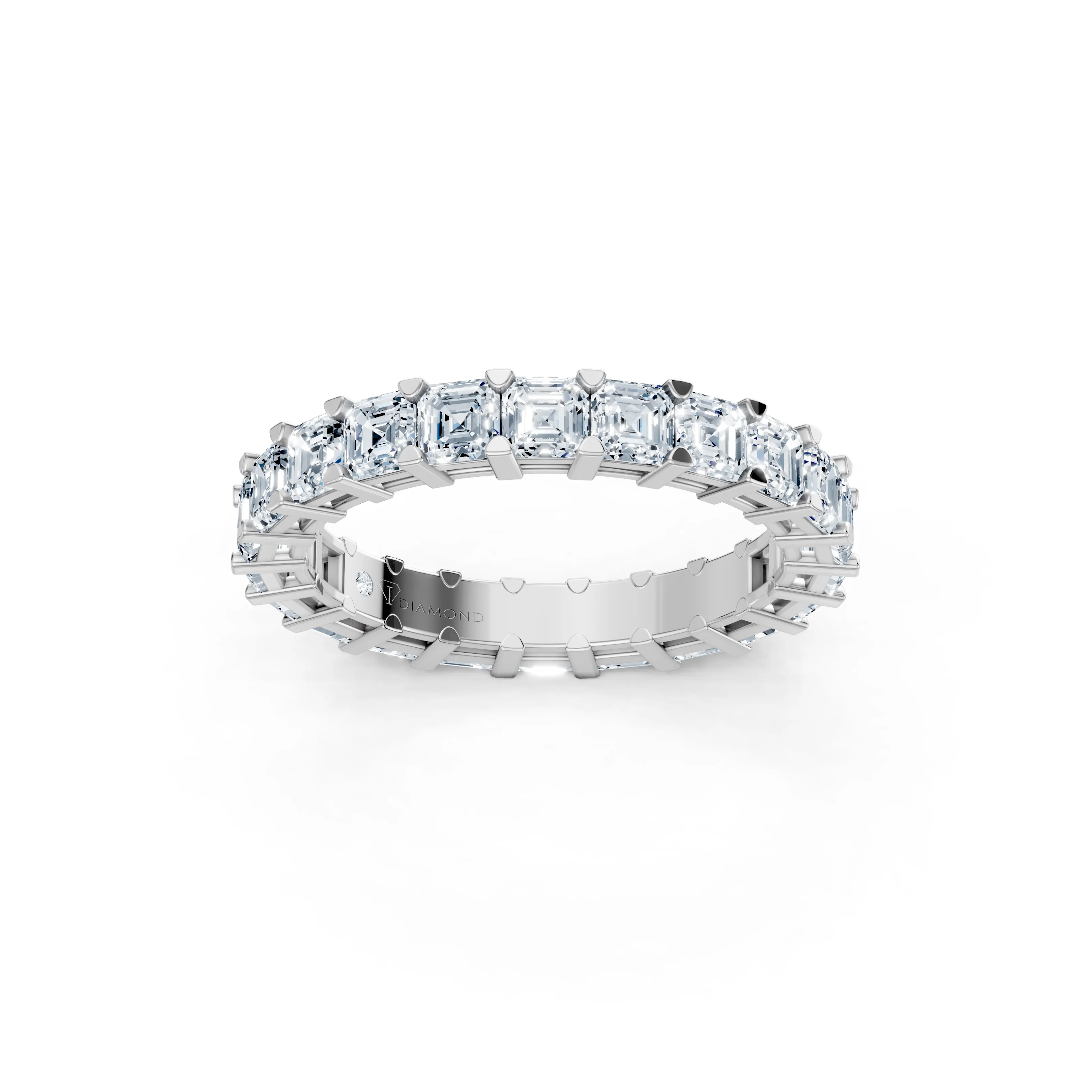 horizon asscher eternity band - main - 1
