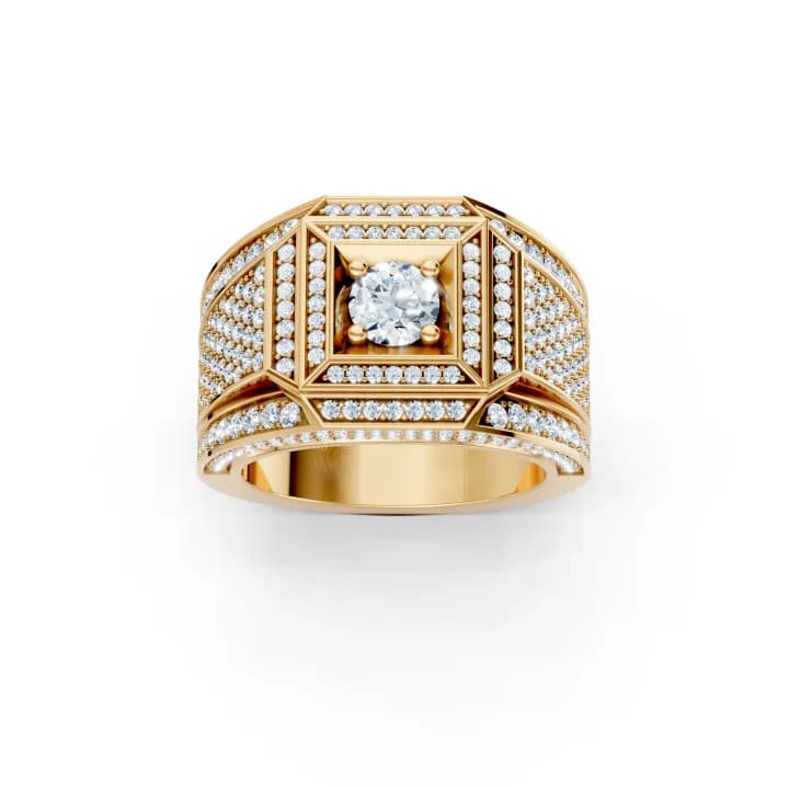 Quadrum Pavé Ring