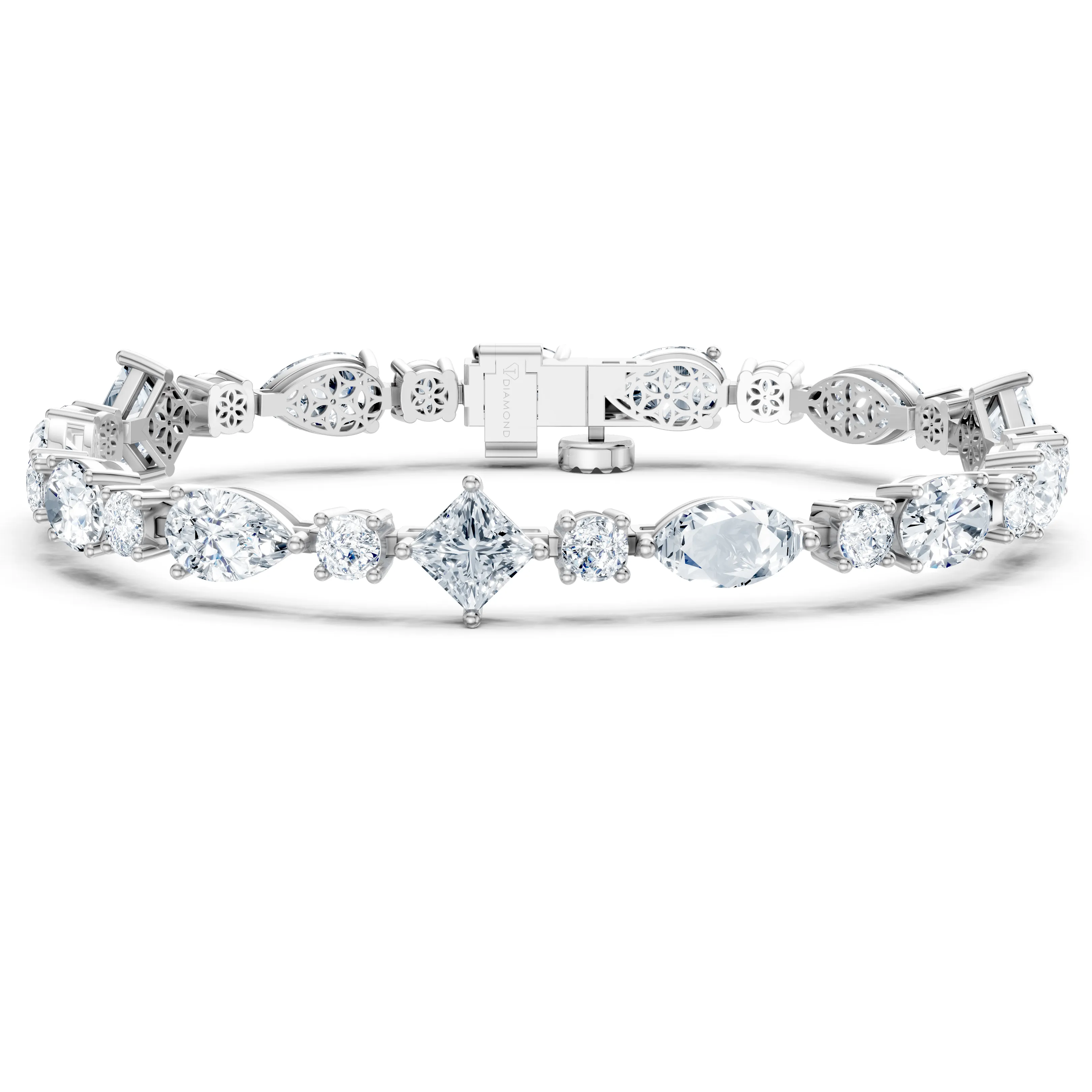 12 carat kaleidoscope harmony tennis bracelet - main - 1