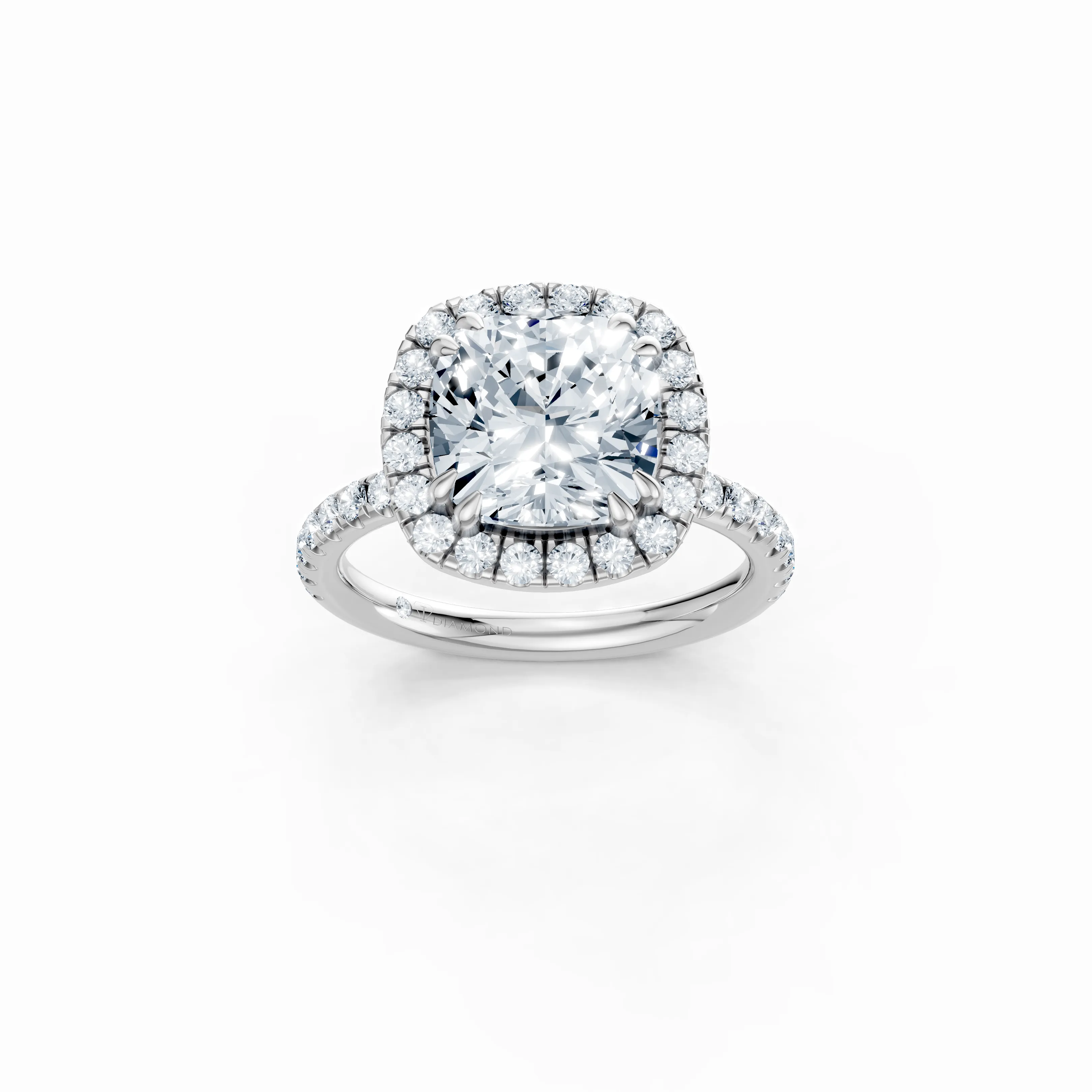 crescent cushion halo - main - 1