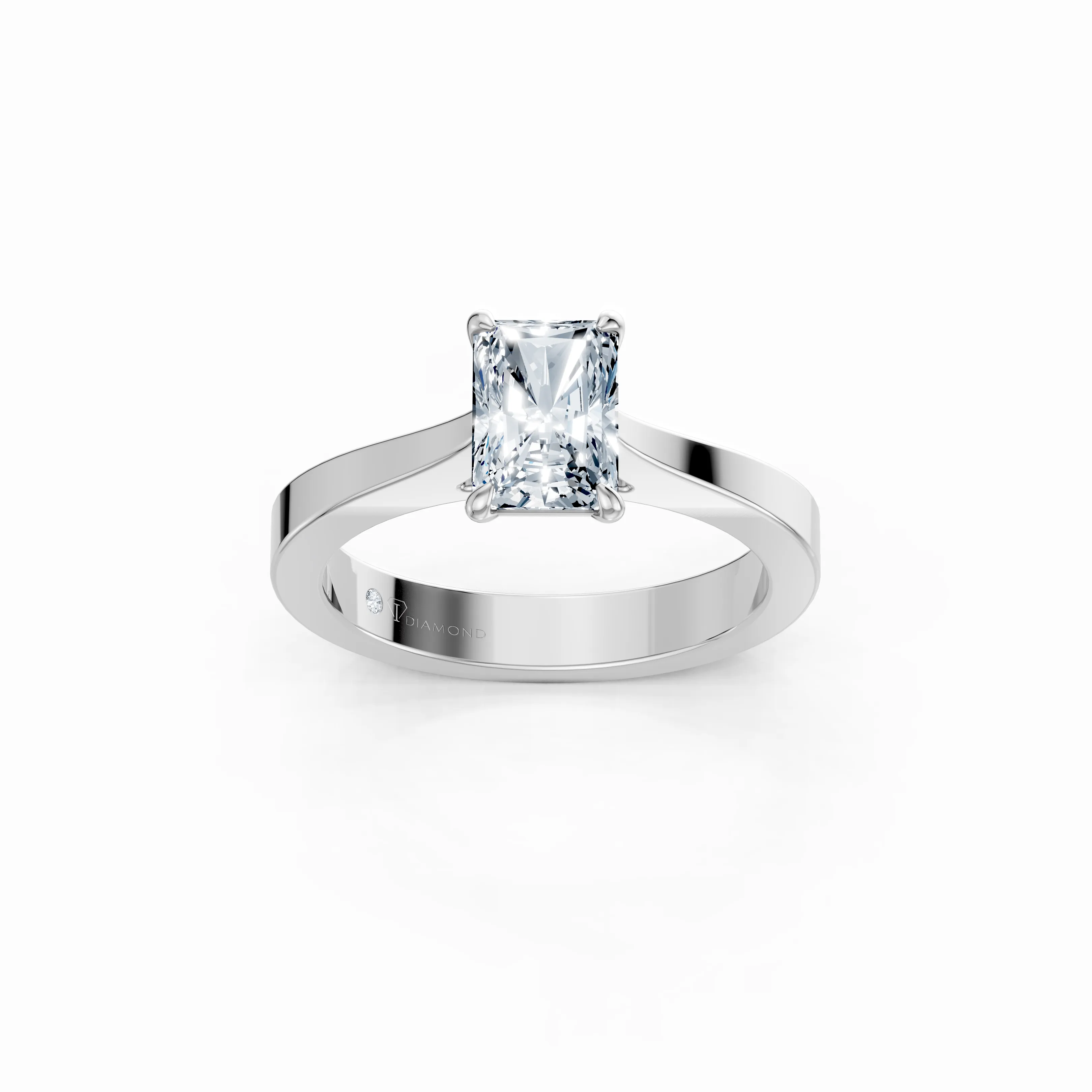 noor radiant solitaire ring - main - 1