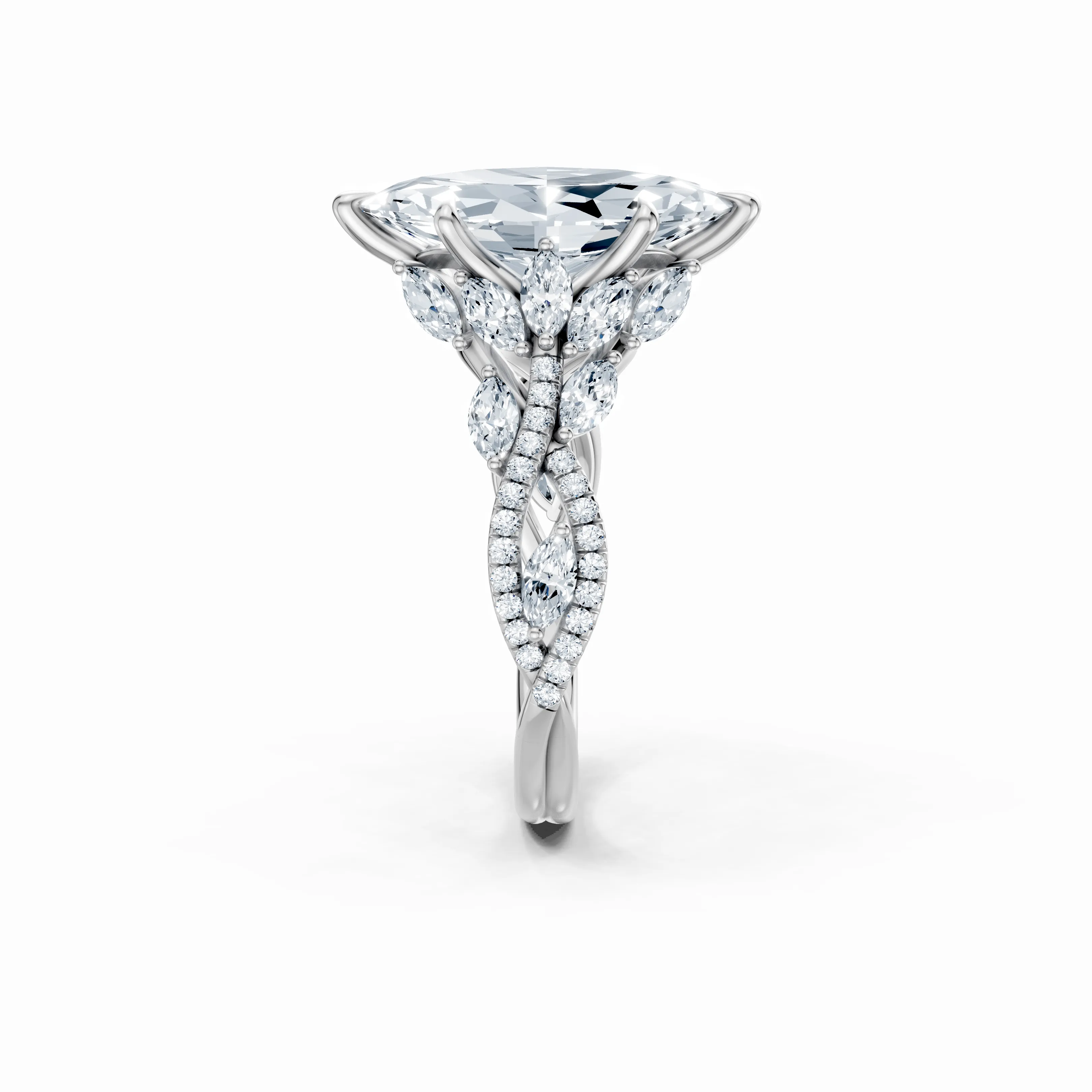 elowen marquise vine ring - gallery - 3