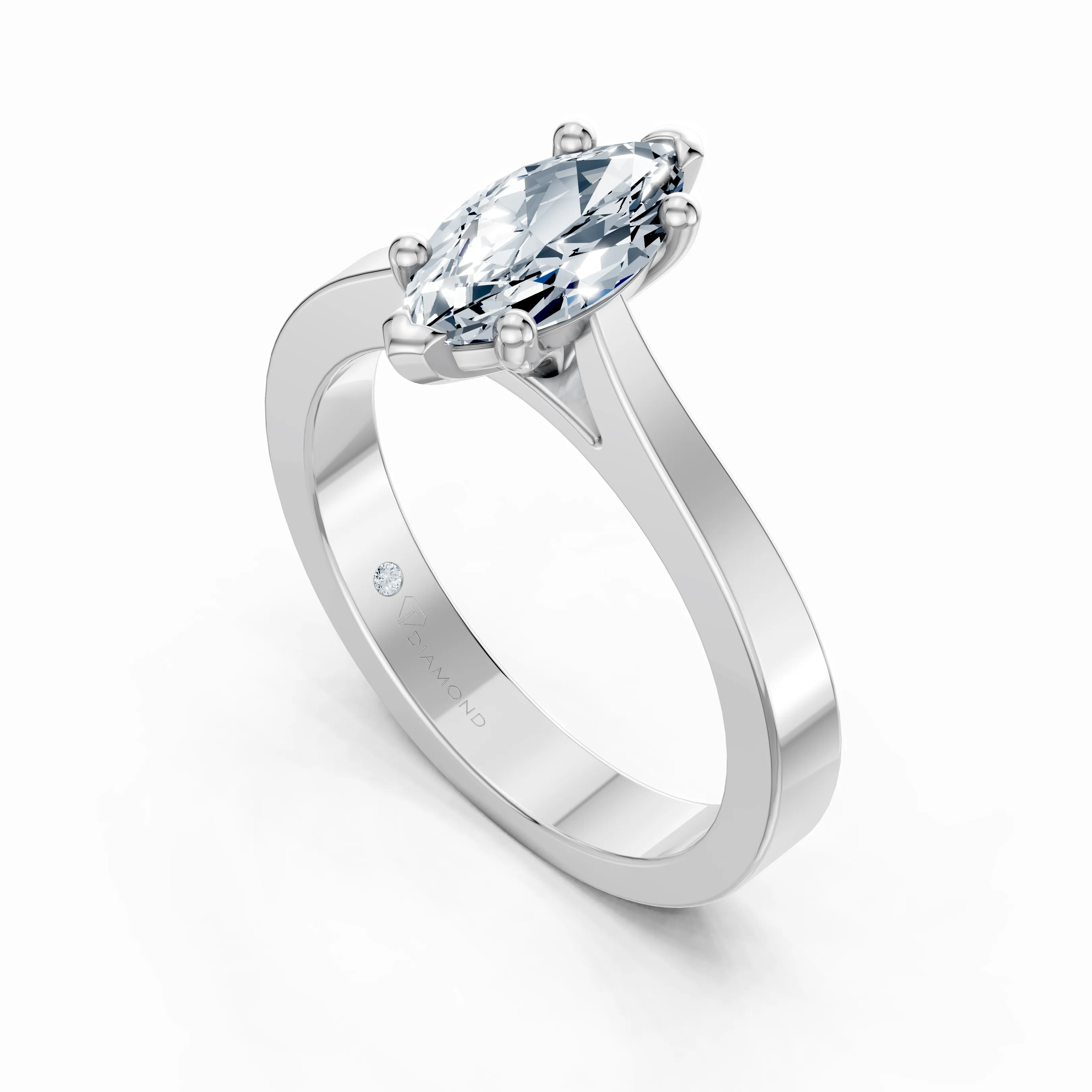 lunara marquise solitaire ring 1 - gallery - 4
