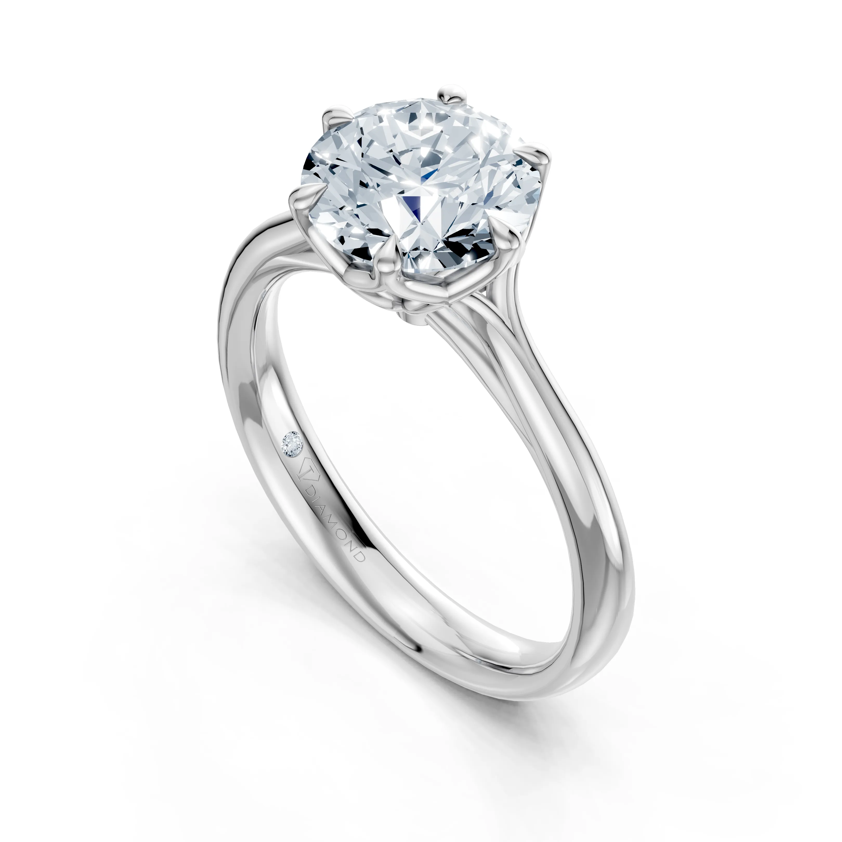 elara solitaire ring - gallery - 5
