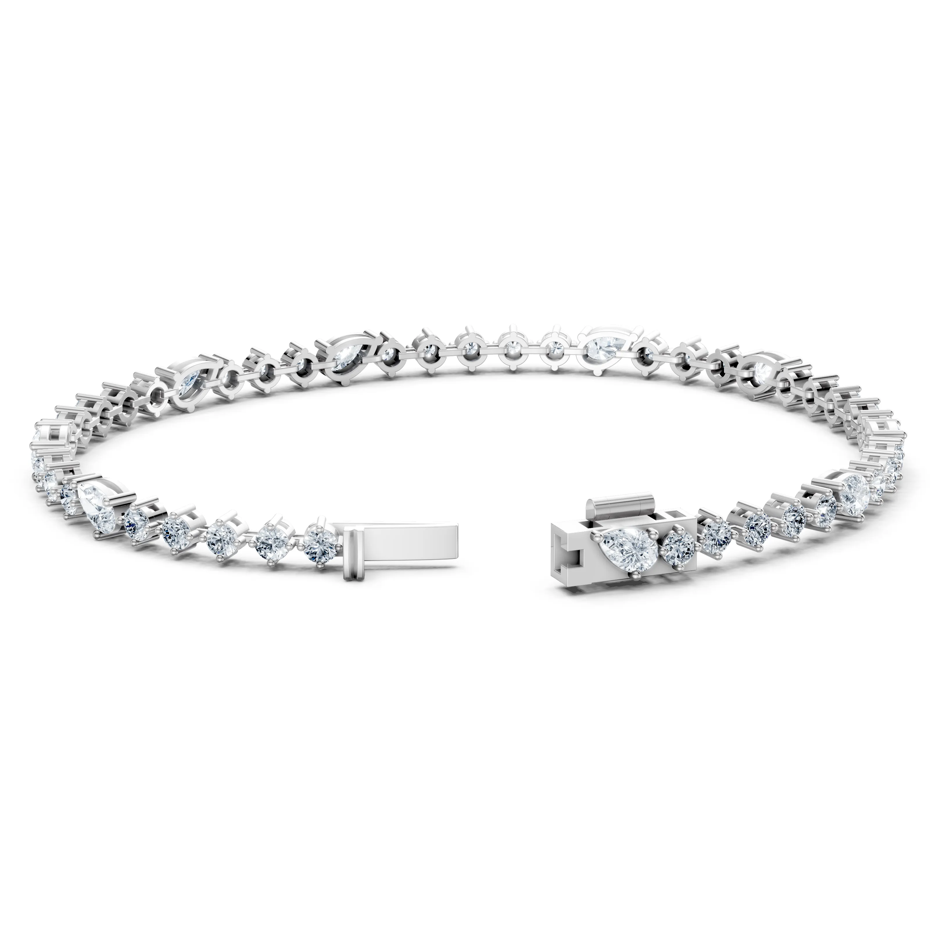 4 carat celestia line bracelet - gallery - 4