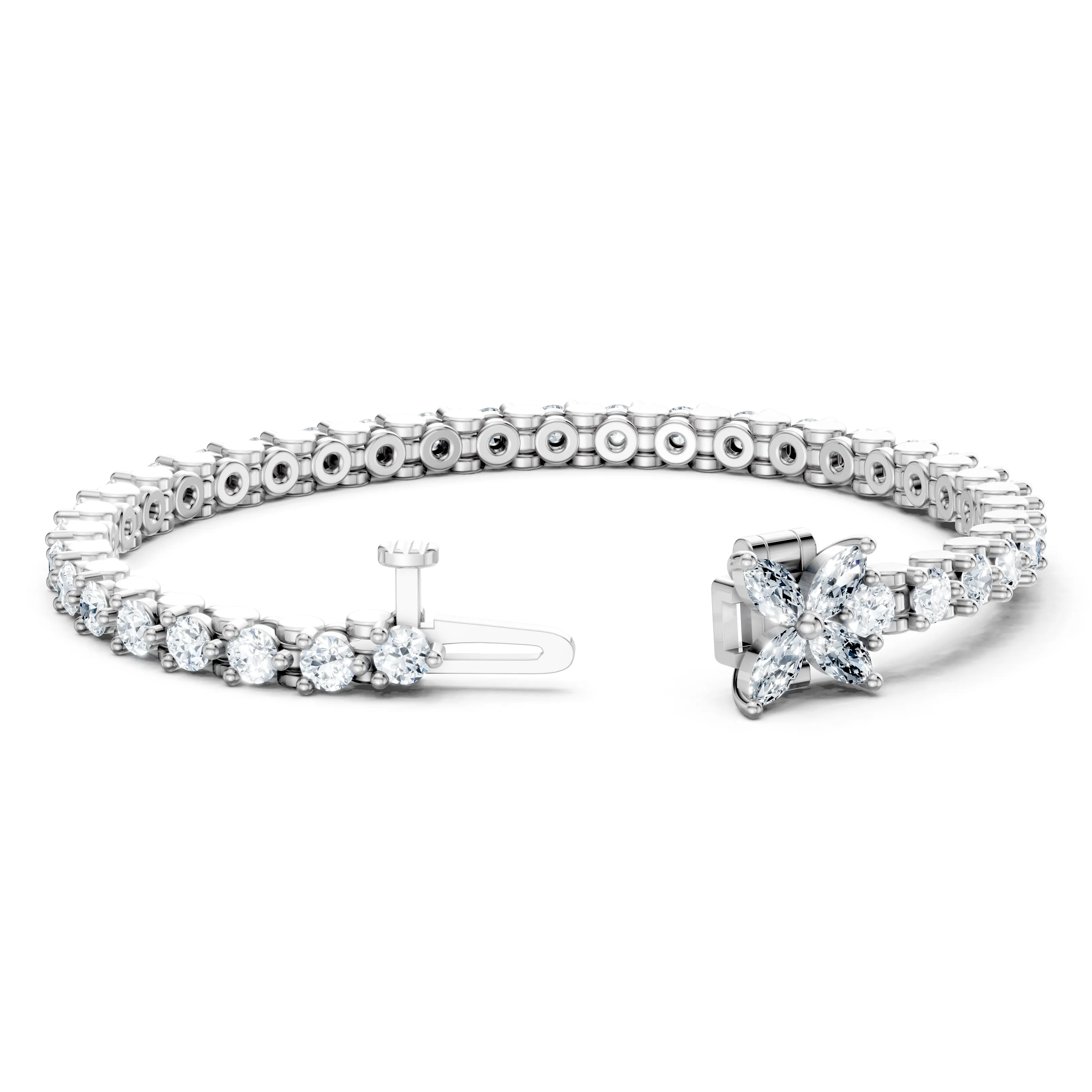 9 carat elan bloom bracelet - gallery - 3