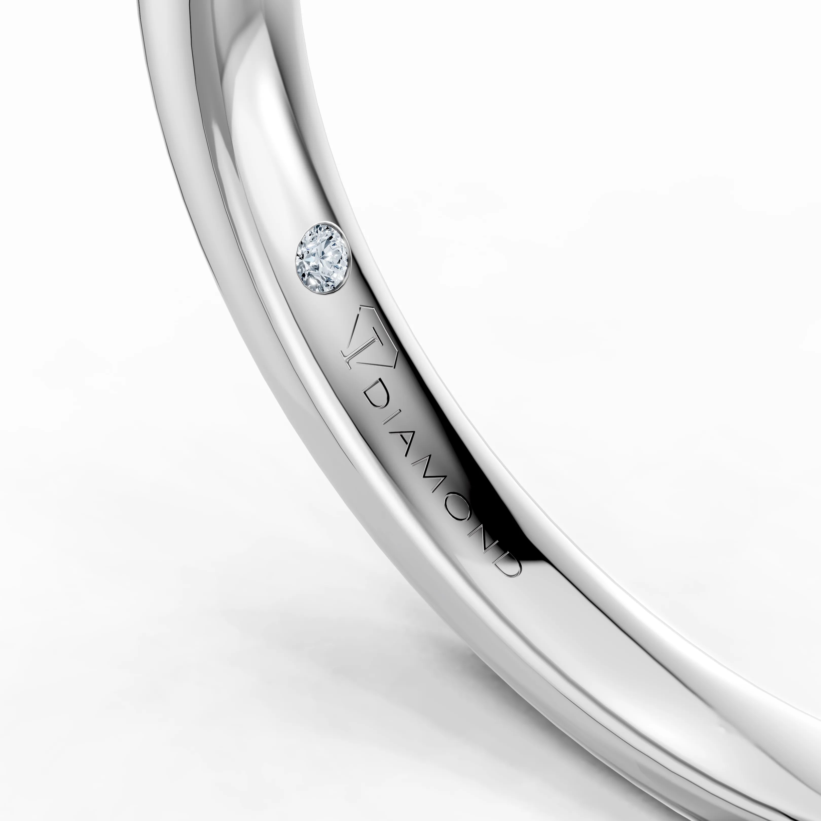 fleur pear solitaire ring - gallery - 6