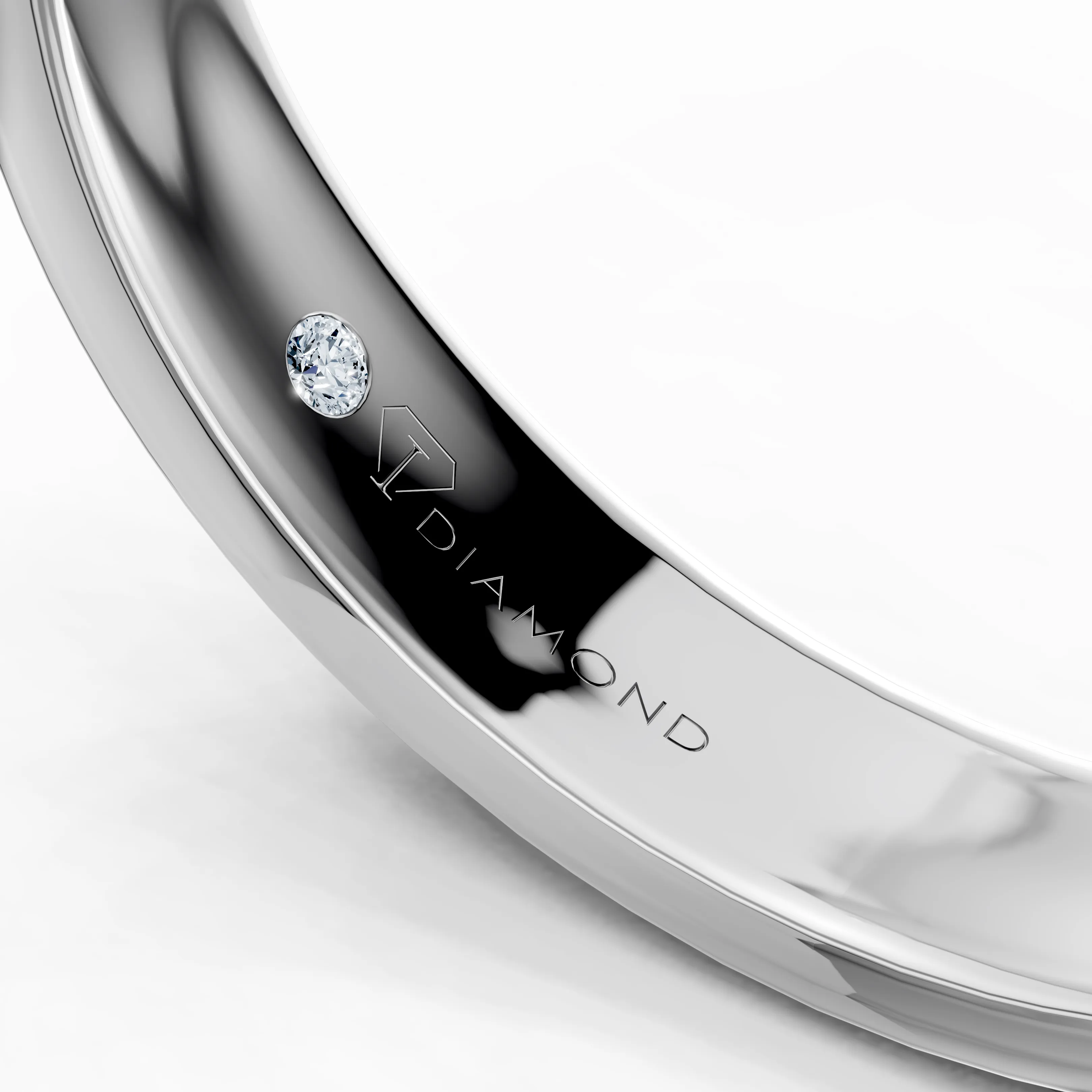 astra cushion trio solitaire ring - gallery - 5