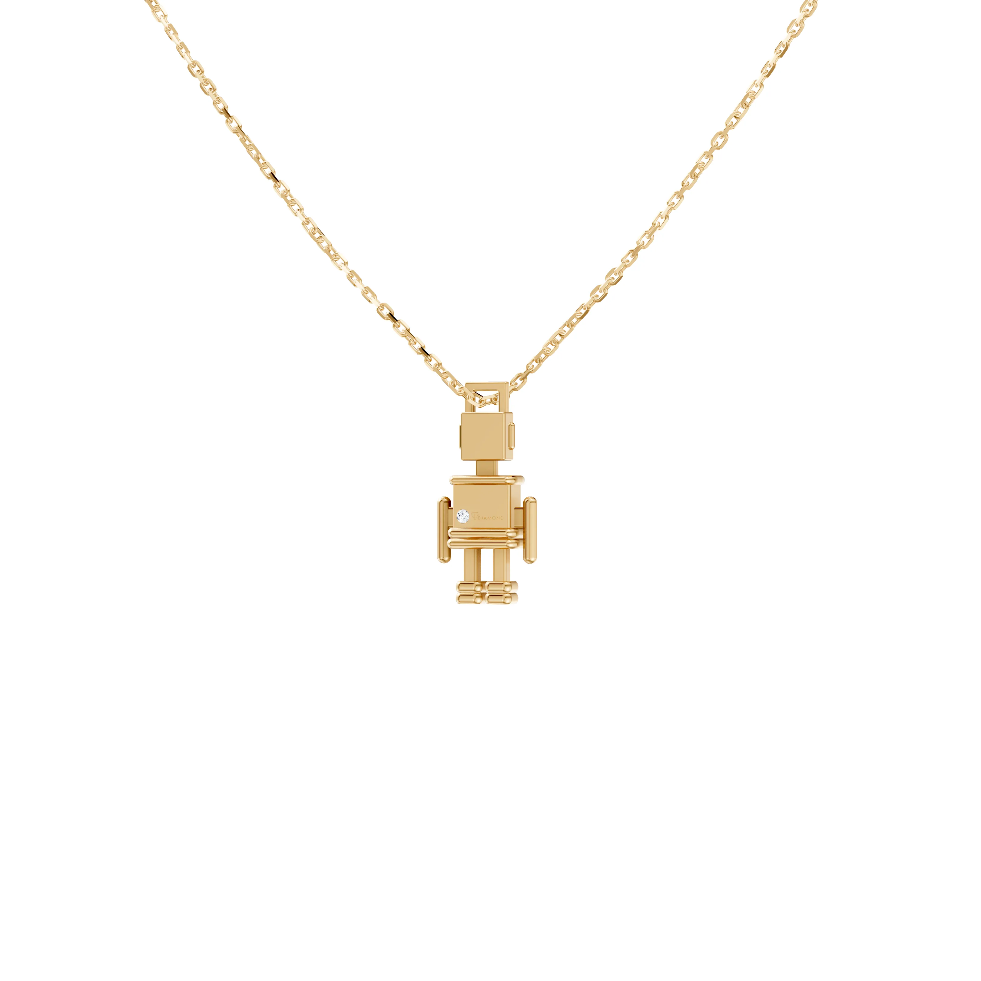the pixel robot pendant - gallery - 4