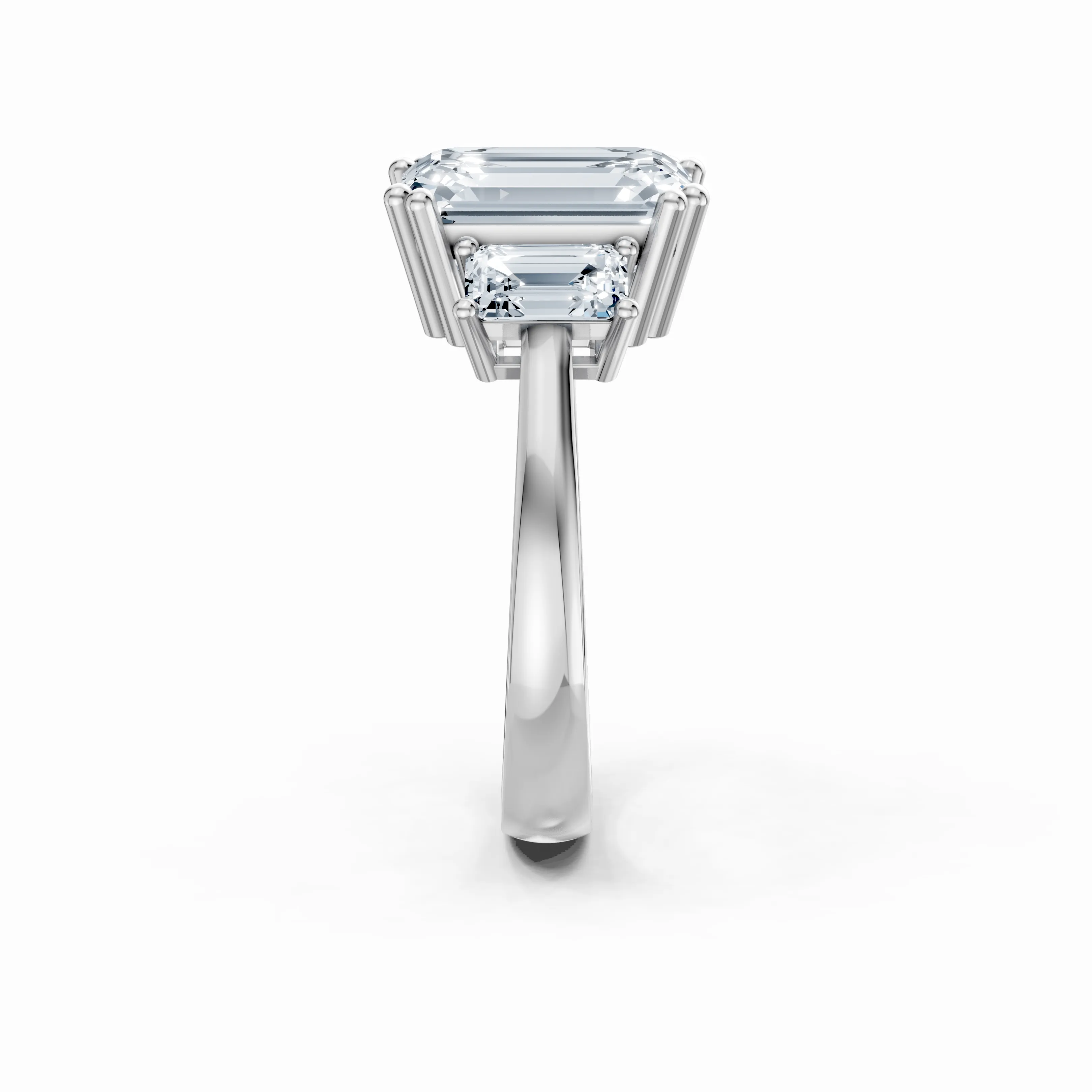 aurora frame trio ring - gallery - 3