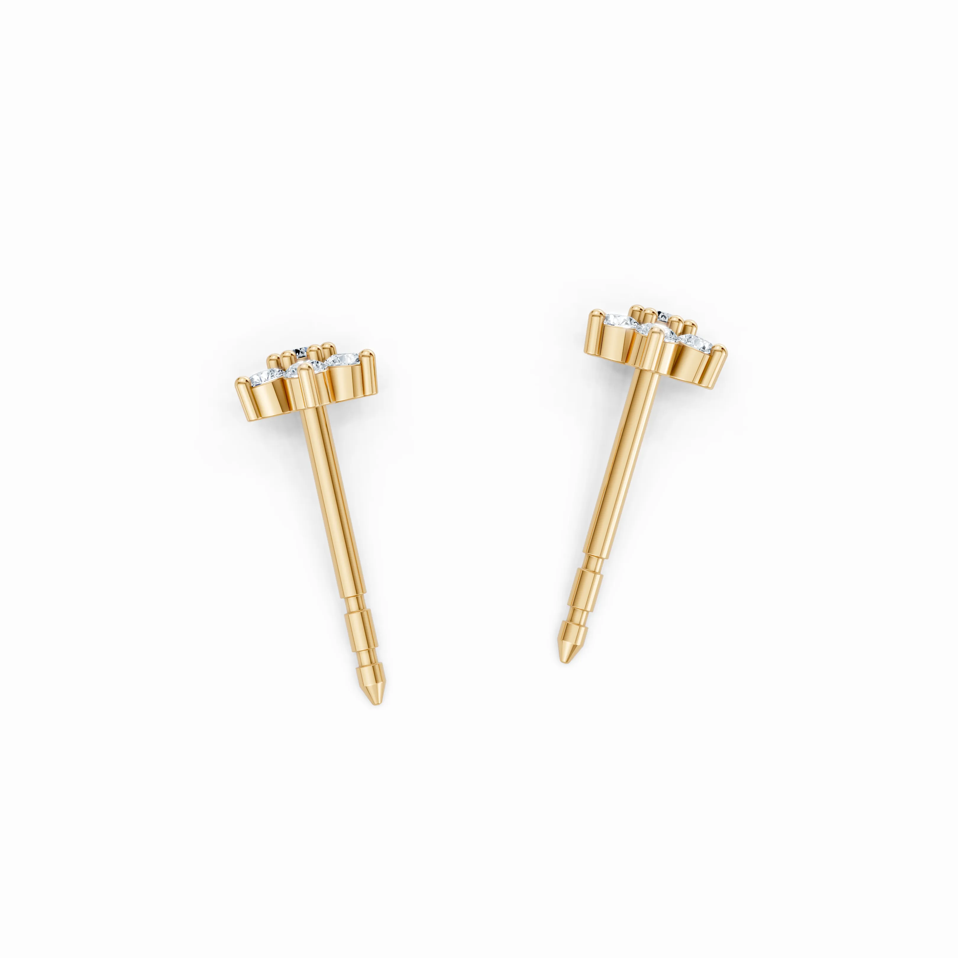 lumiere bloom studs earrings - gallery - 4