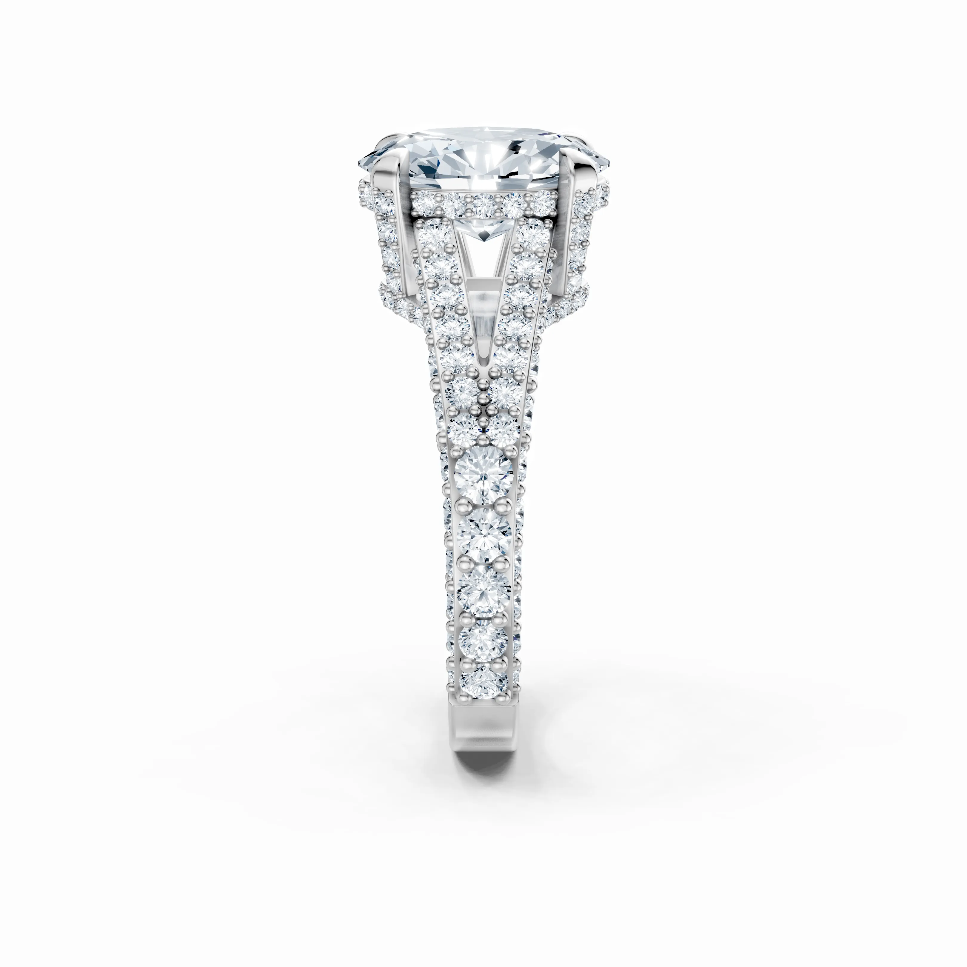 imperial oval radiance ring - gallery - 5