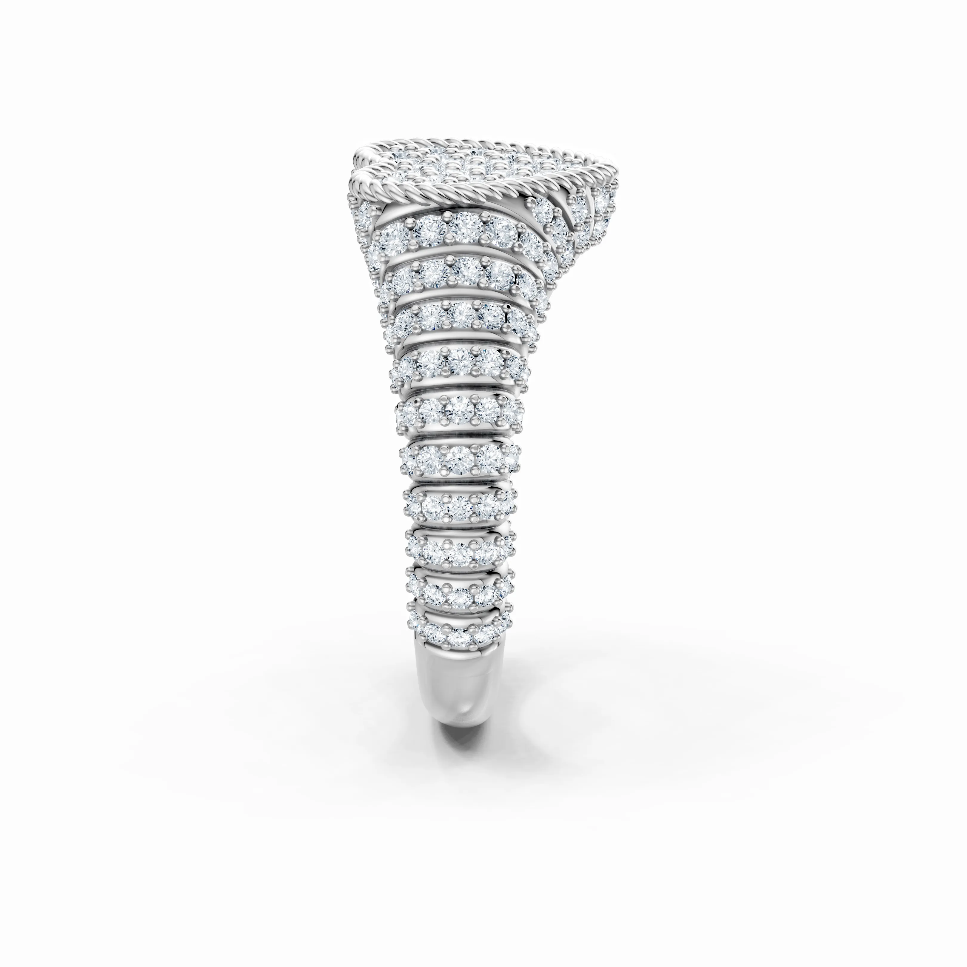amour pinky heart ring - gallery - 4