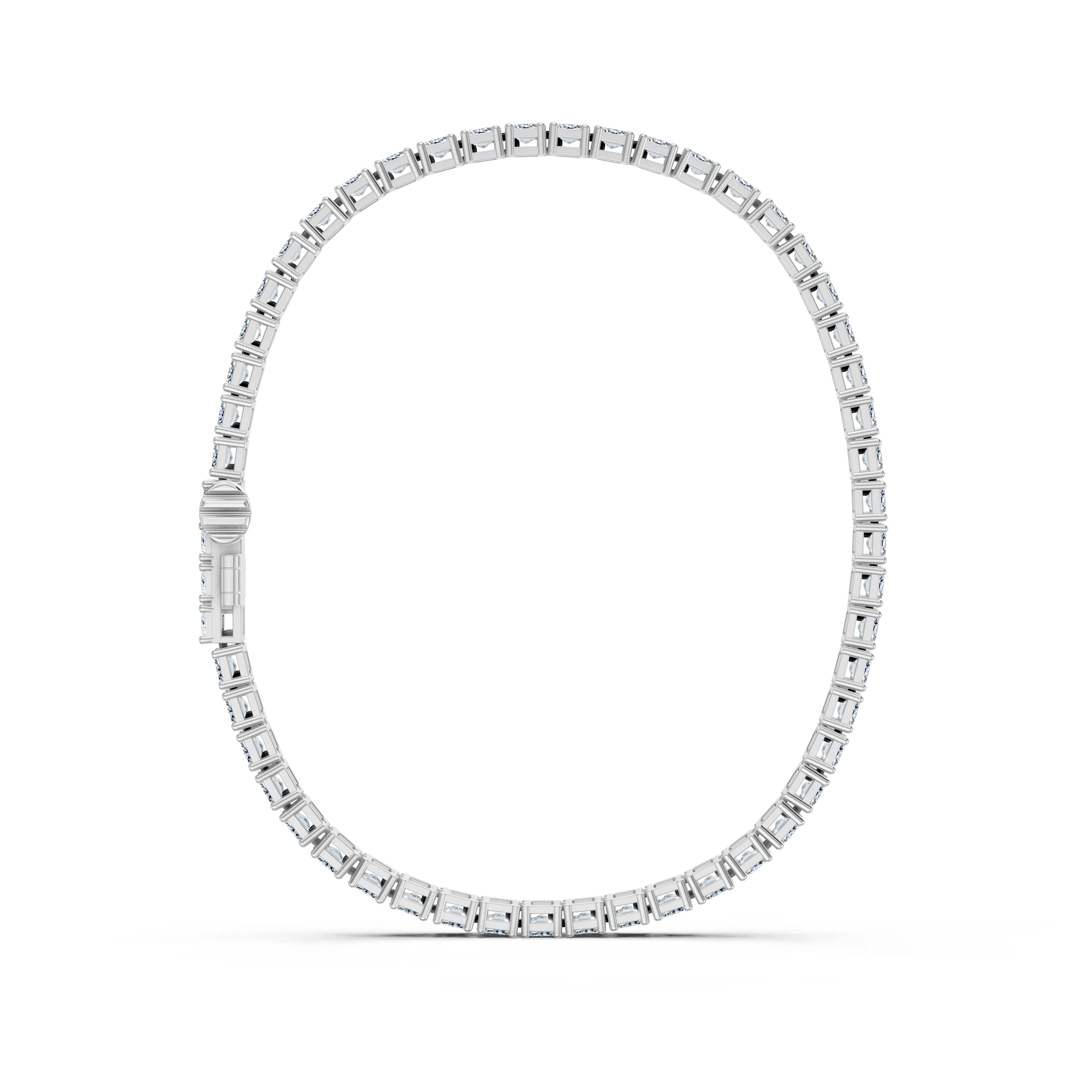 8 carat emerald cascade tennis bracelet - gallery - 7