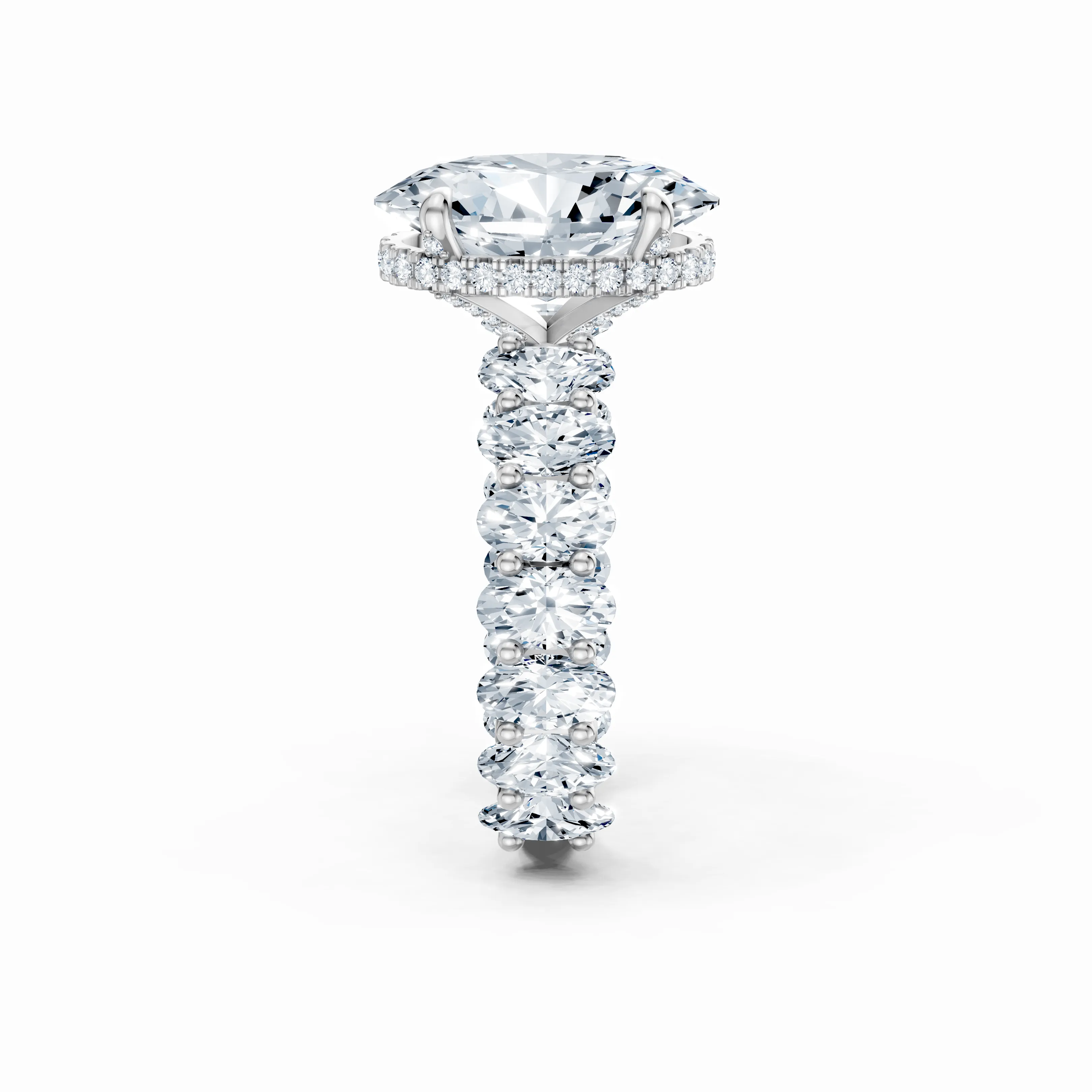 veil arc oval ring - gallery - 5
