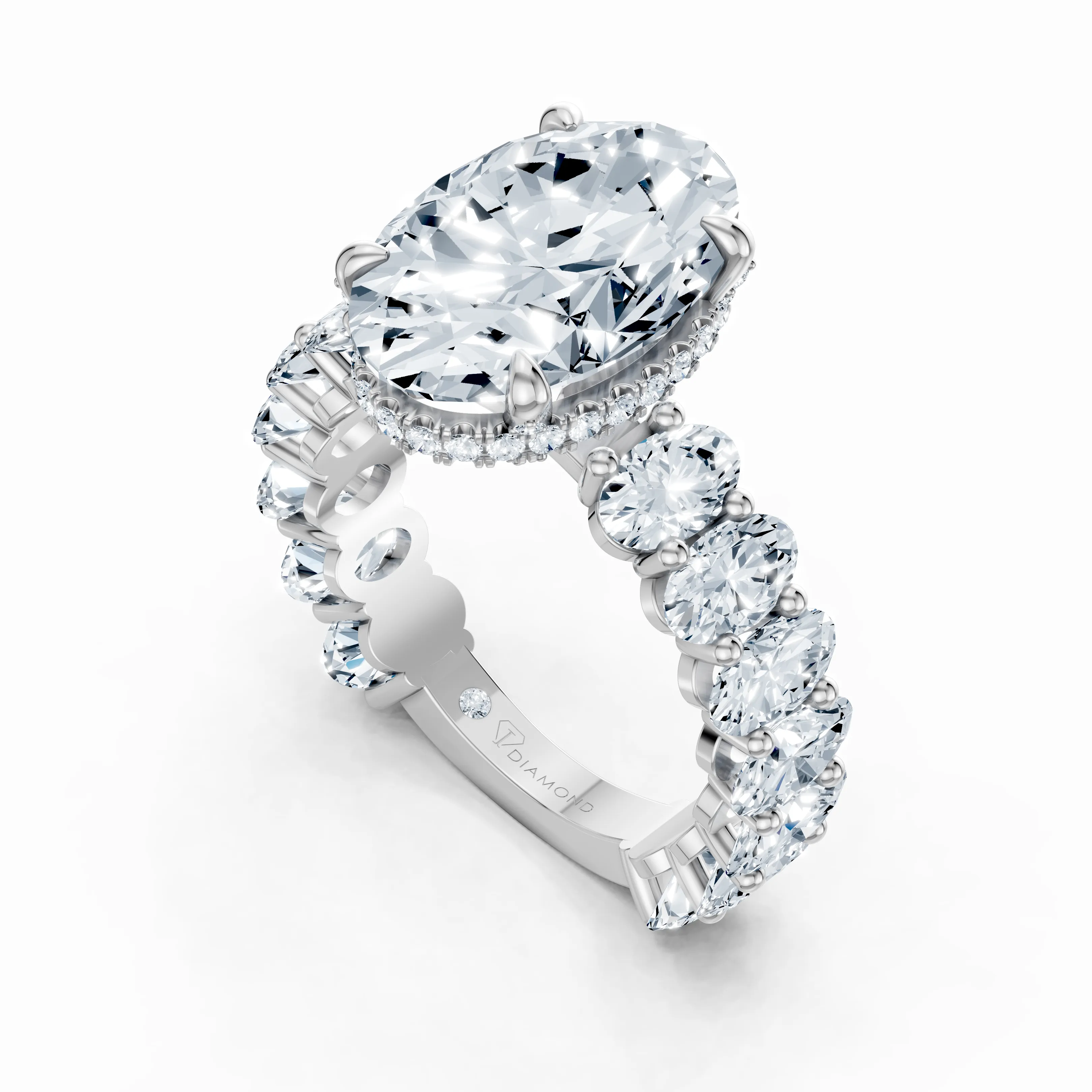veil arc oval ring - gallery - 6