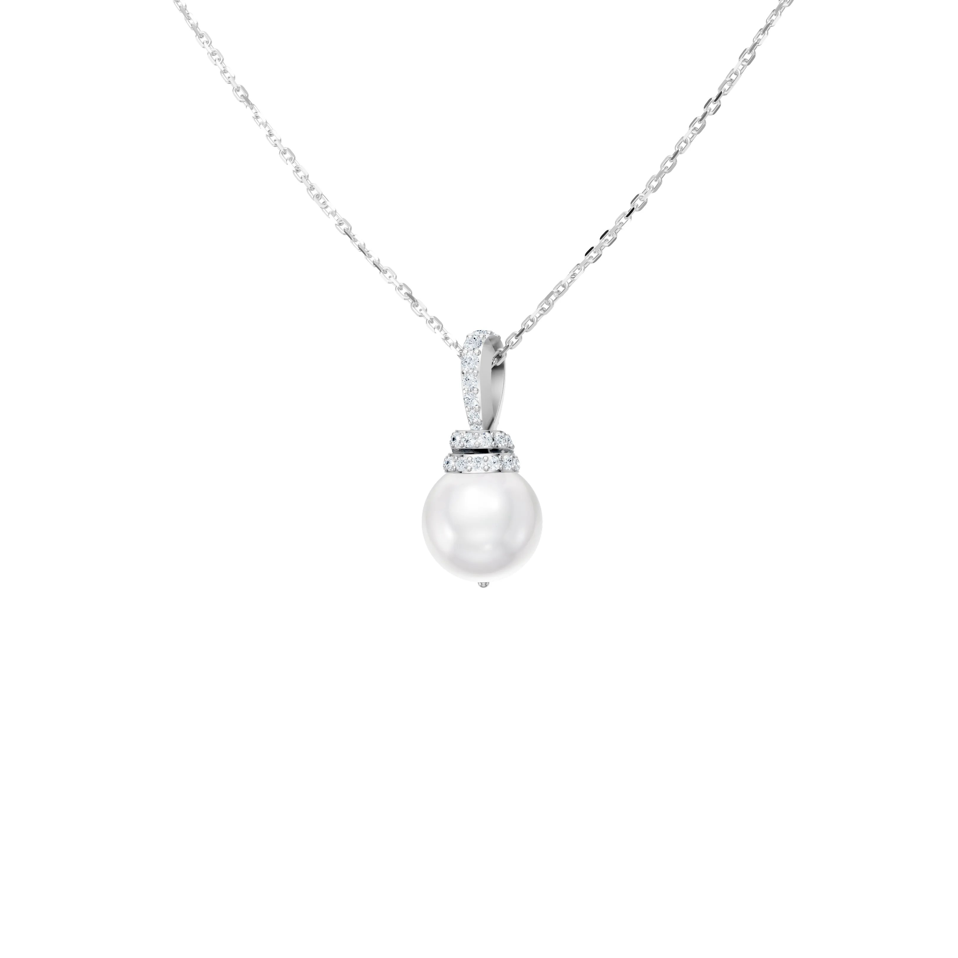 embrace pearl pendant - gallery - 5