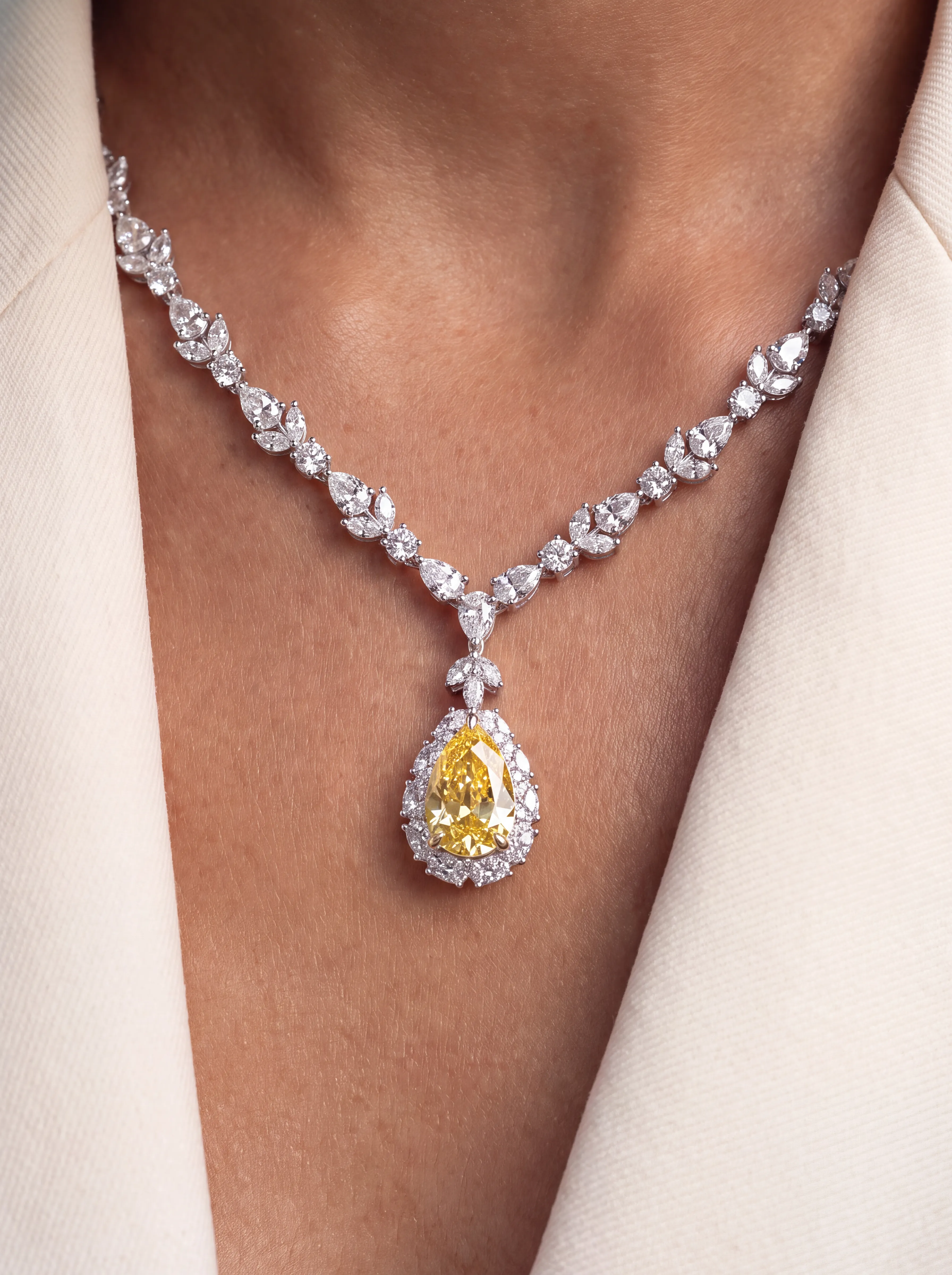 AURELEAF NECKLACE in Aureleaf Bridal Set - image 1