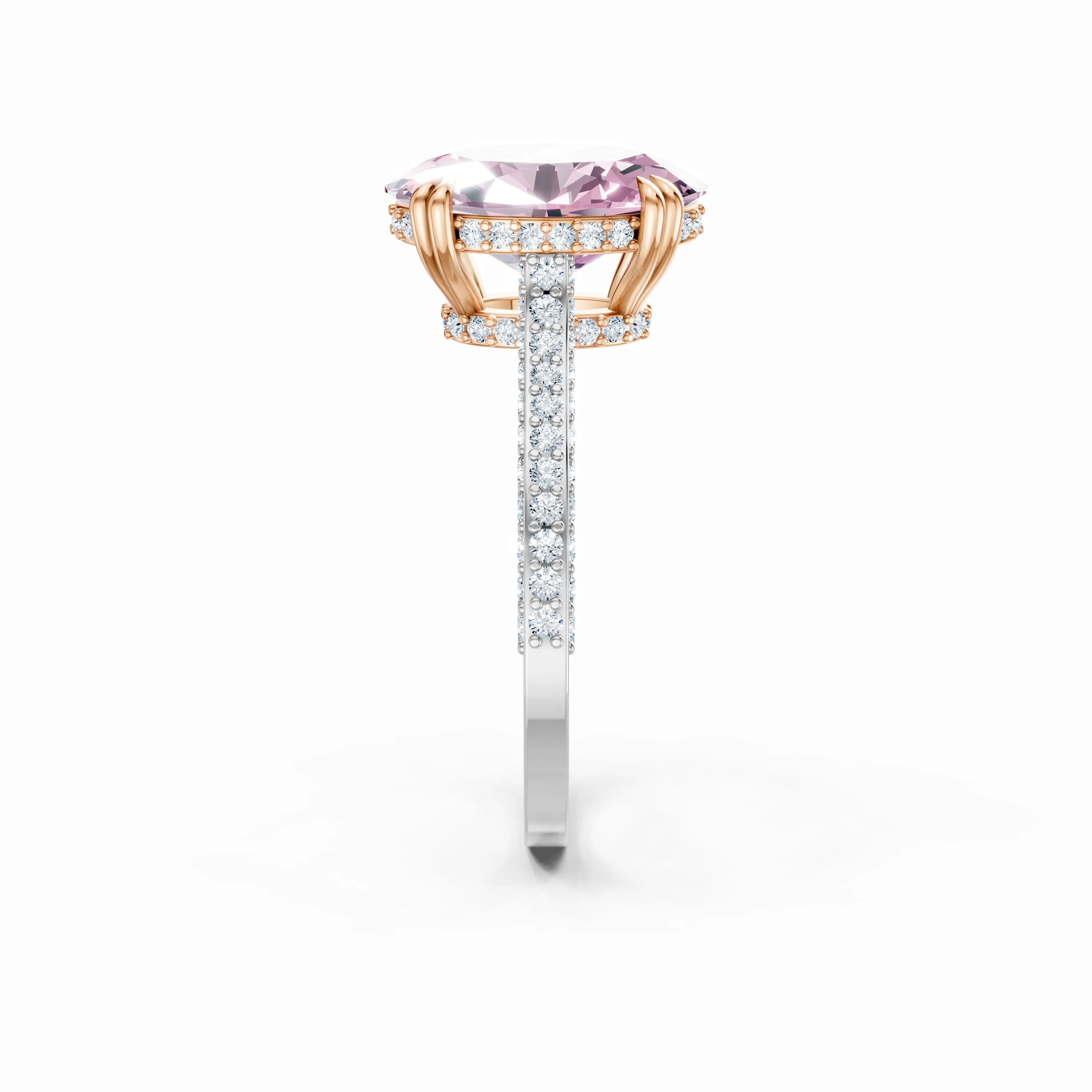 blush vault oval ring - gallery - 3