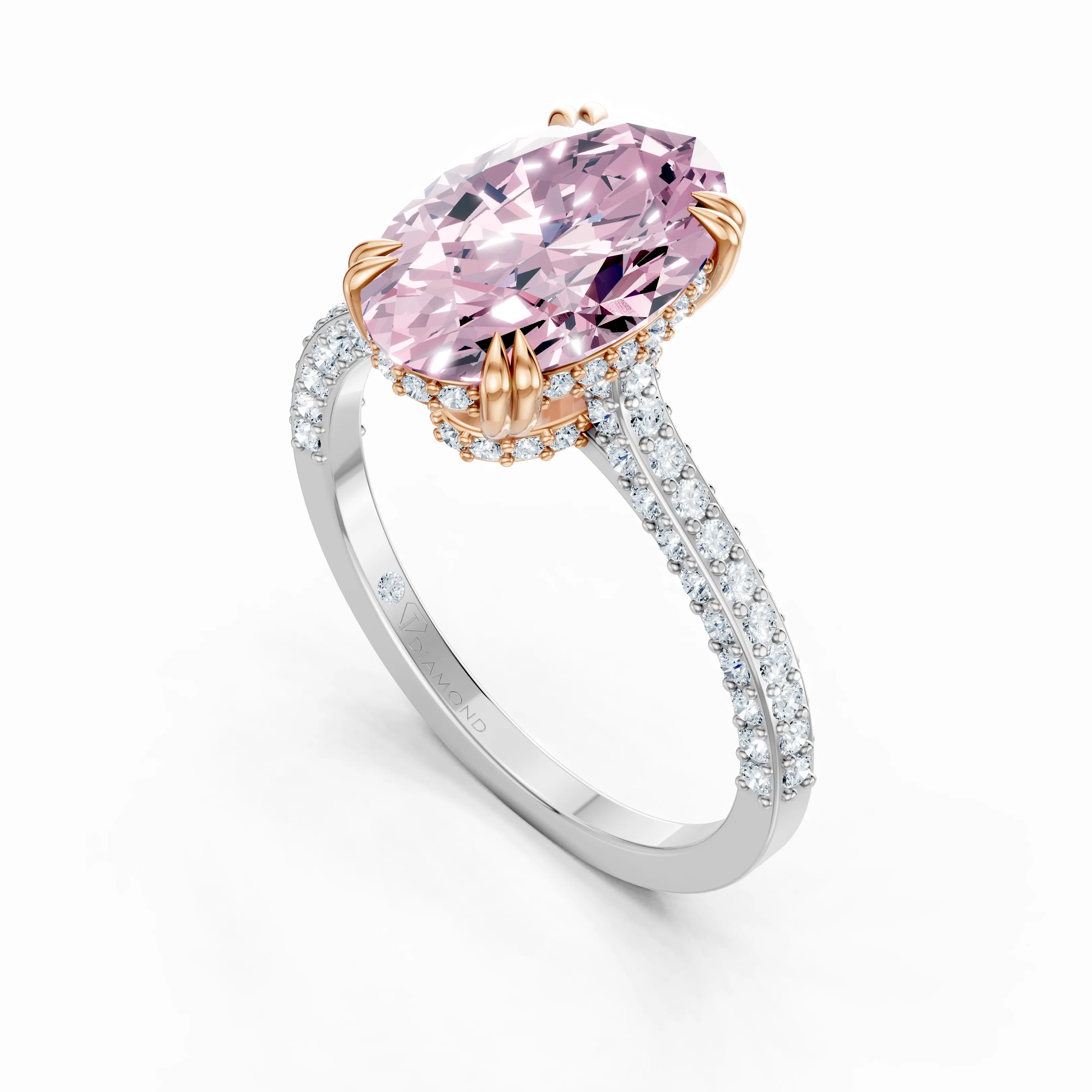 blush vault oval ring - gallery - 4