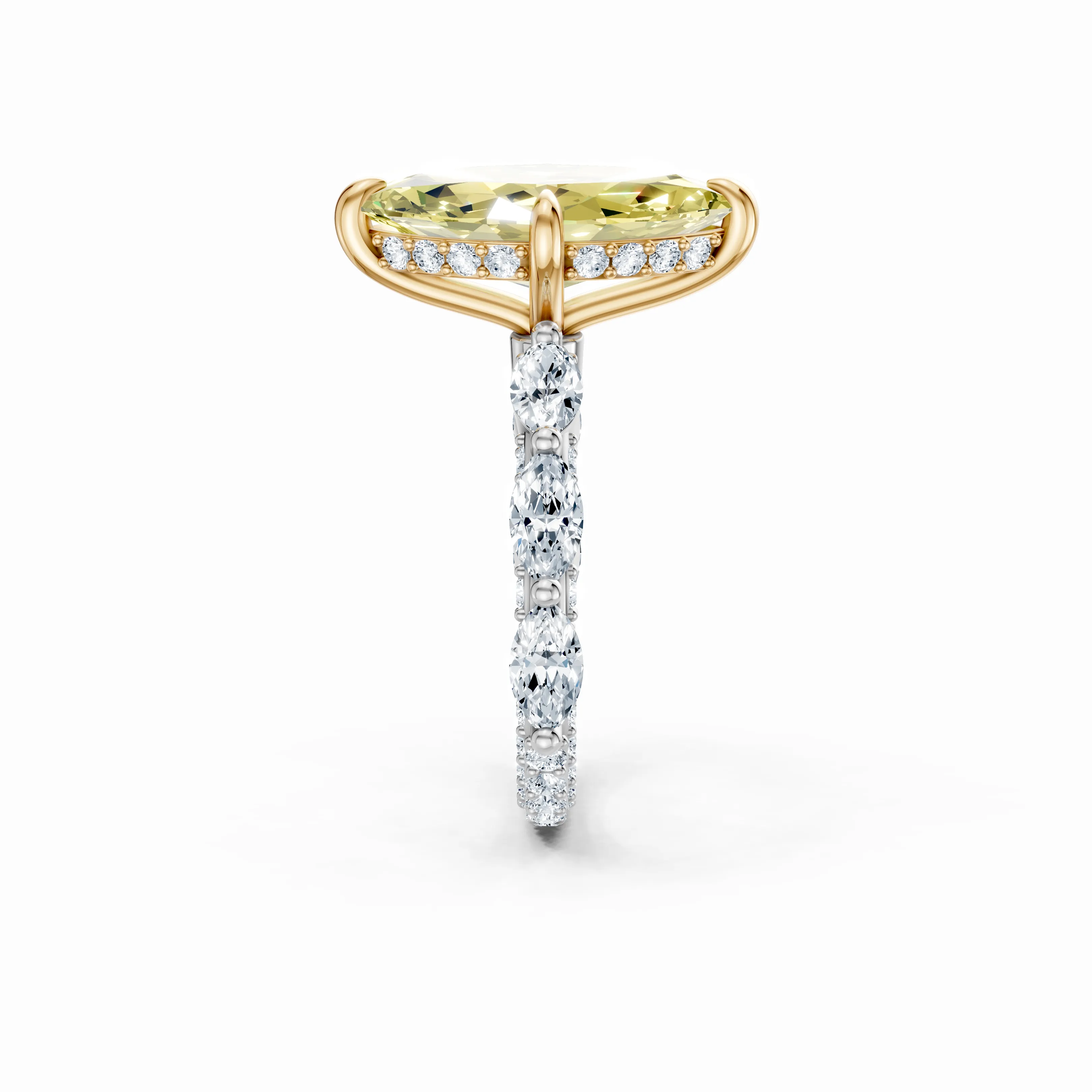 solar axis marquise ring - gallery - 3