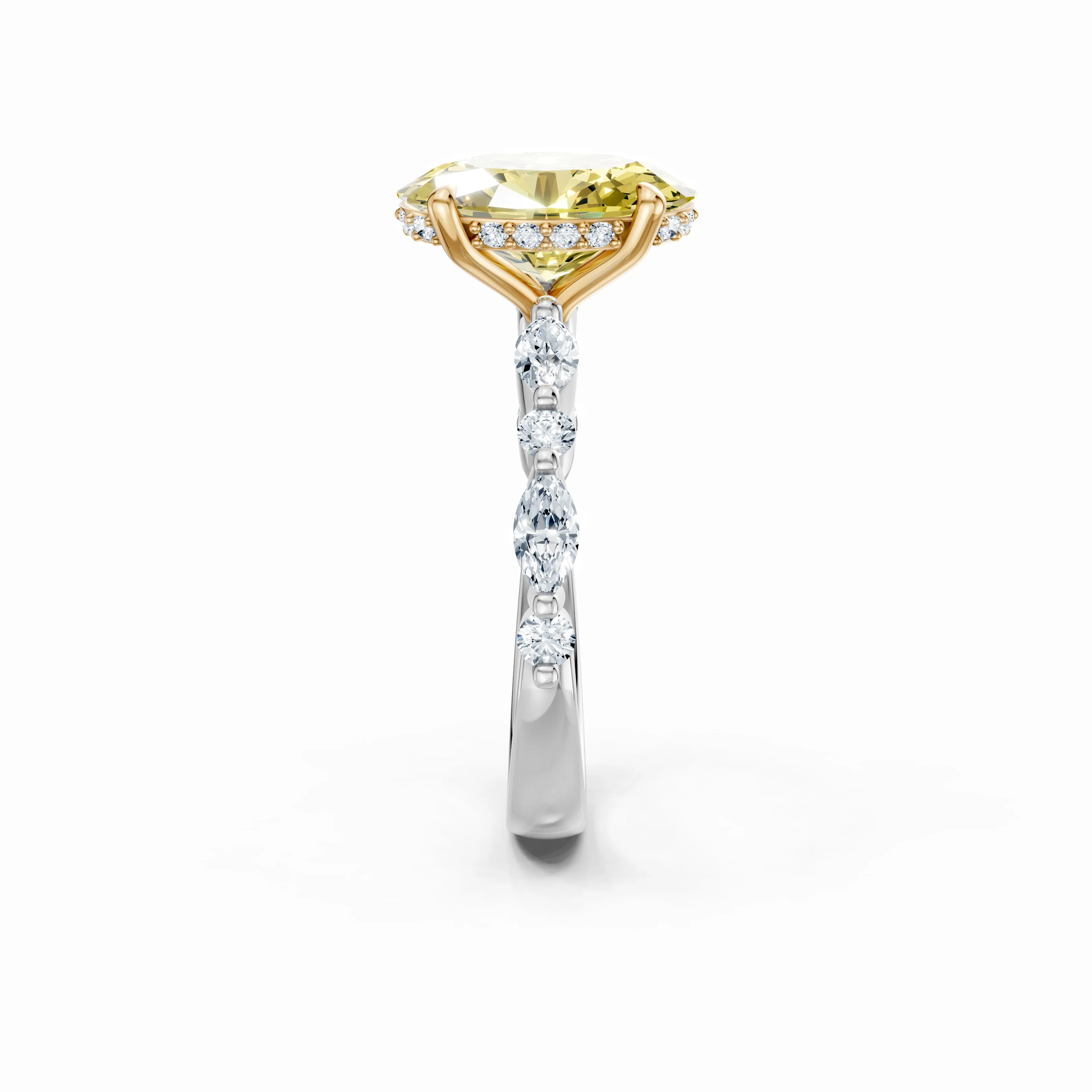 auric bloom oval ring - gallery - 3