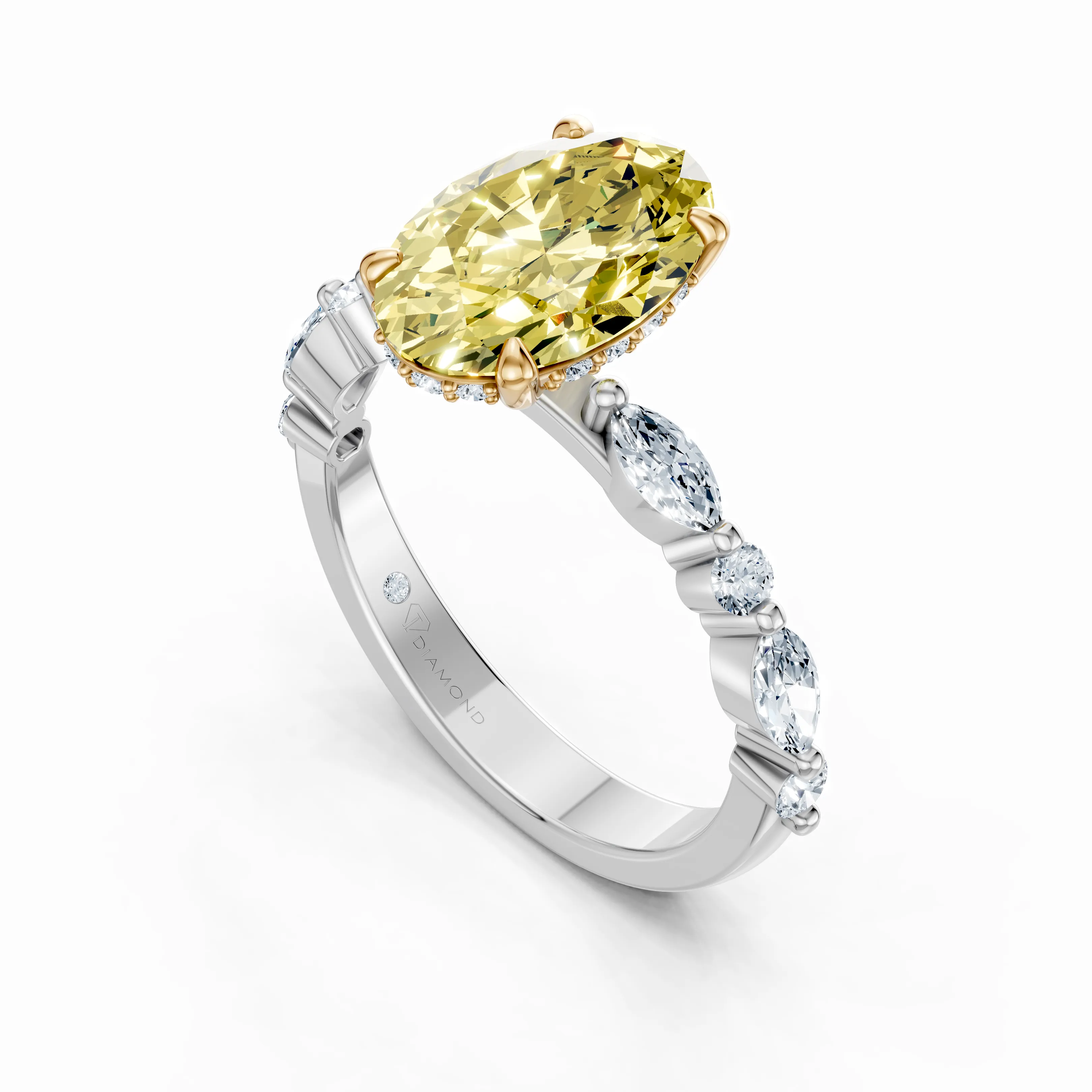 auric bloom oval ring - gallery - 4