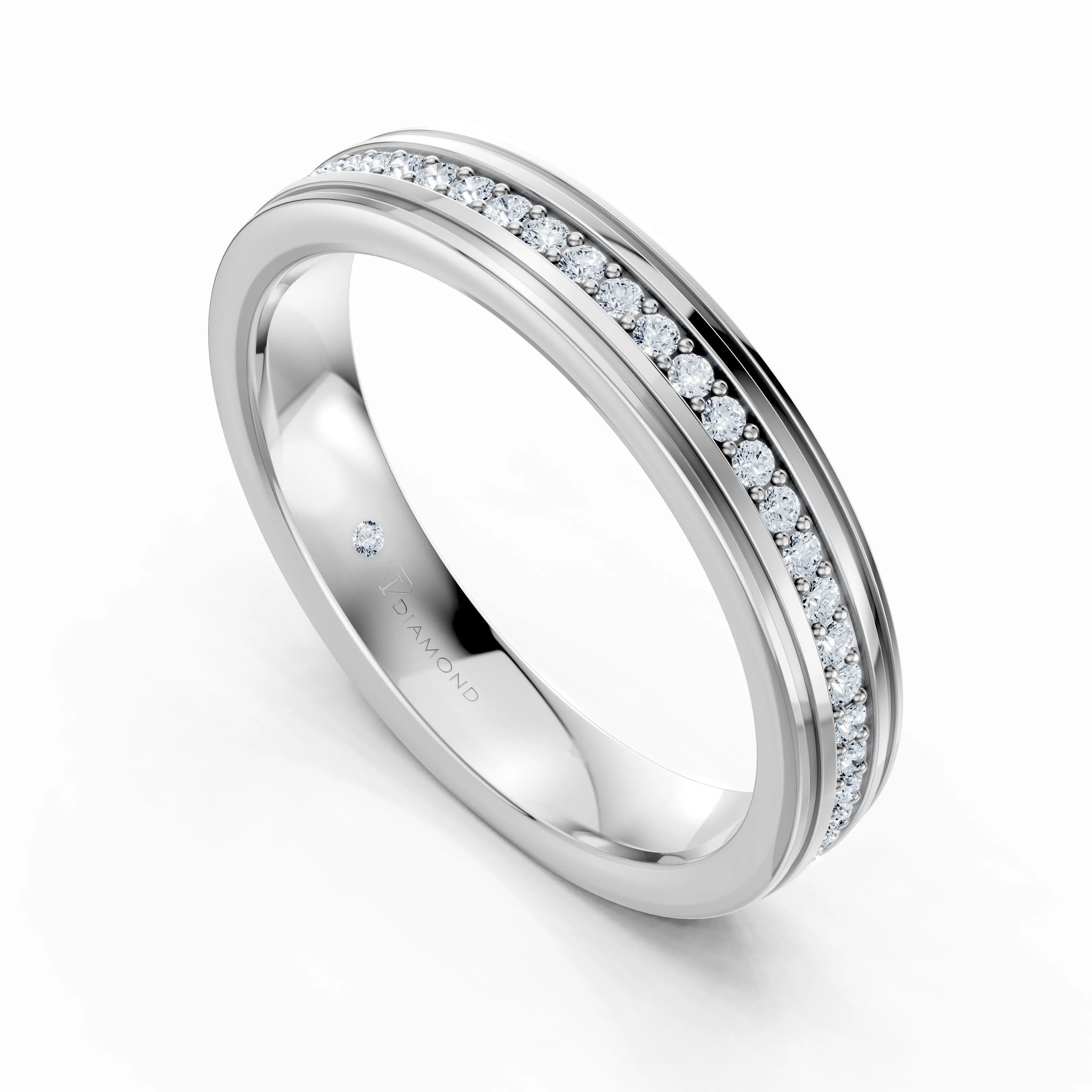 meridian channel mens ring - gallery - 5