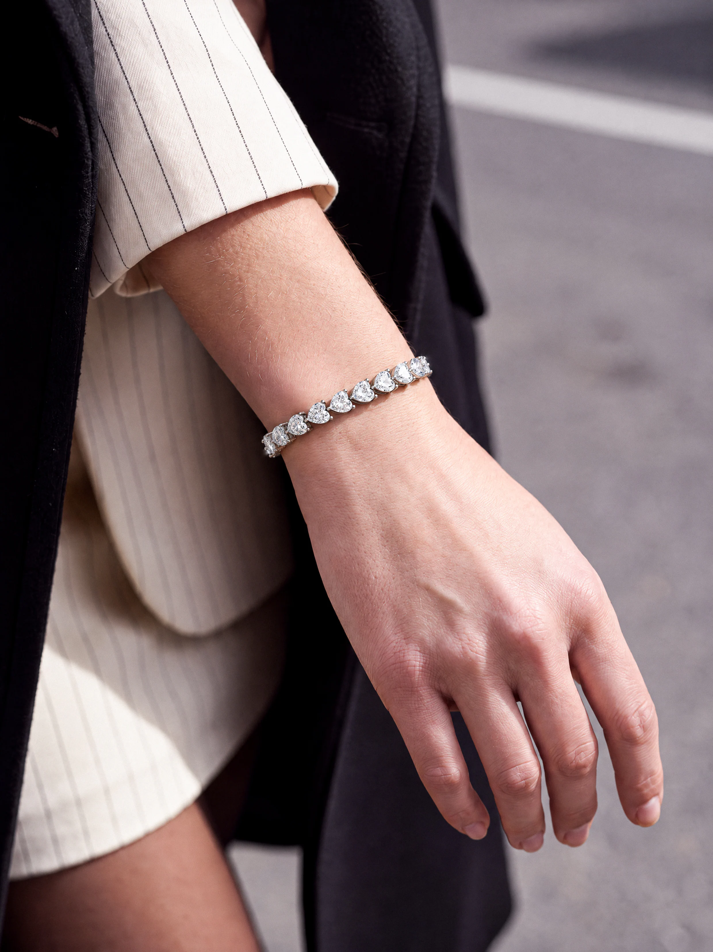 CORDELLE HEART BRACELET in Cordelle Heart Bridal Set - image 1