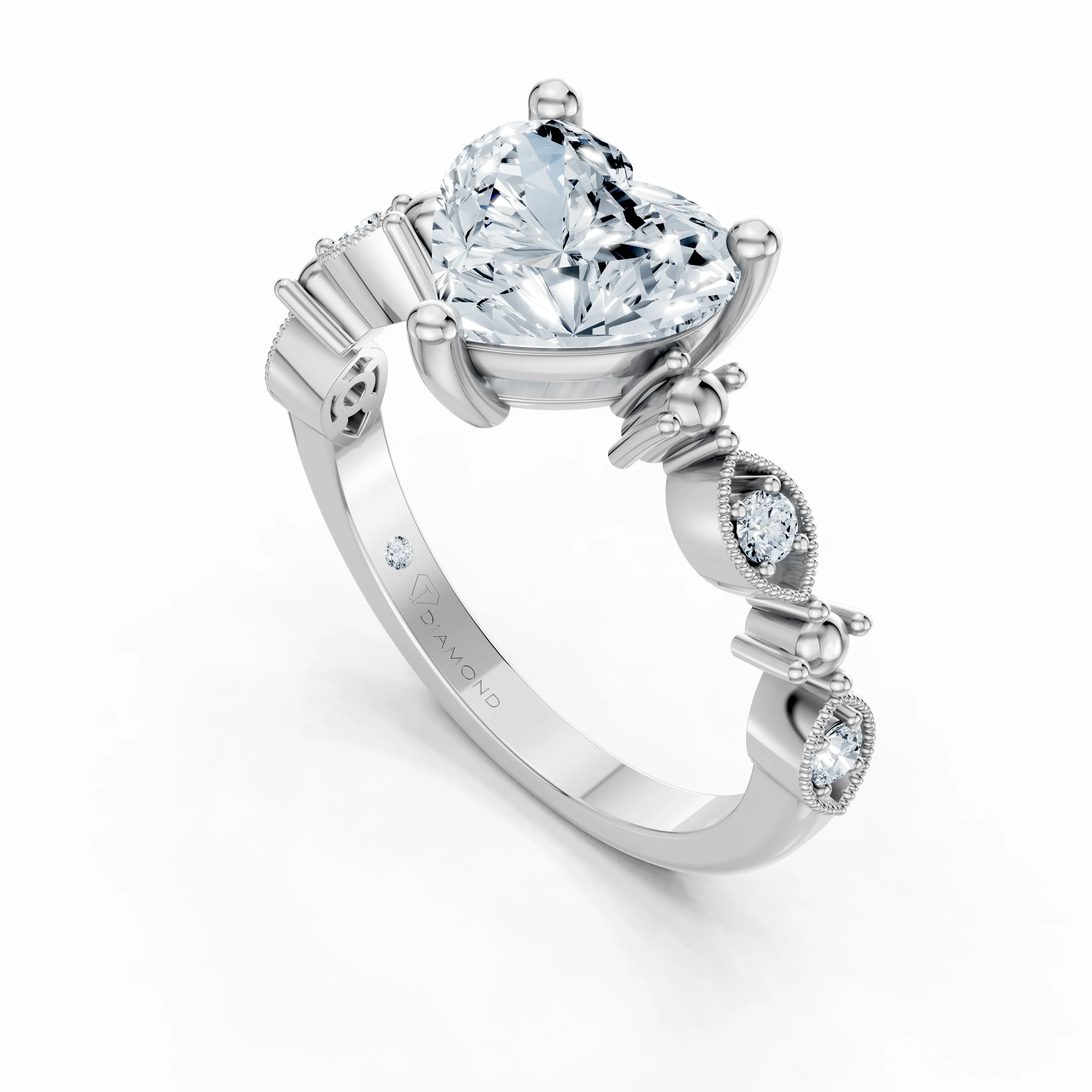 amelie heart ring - gallery - 5